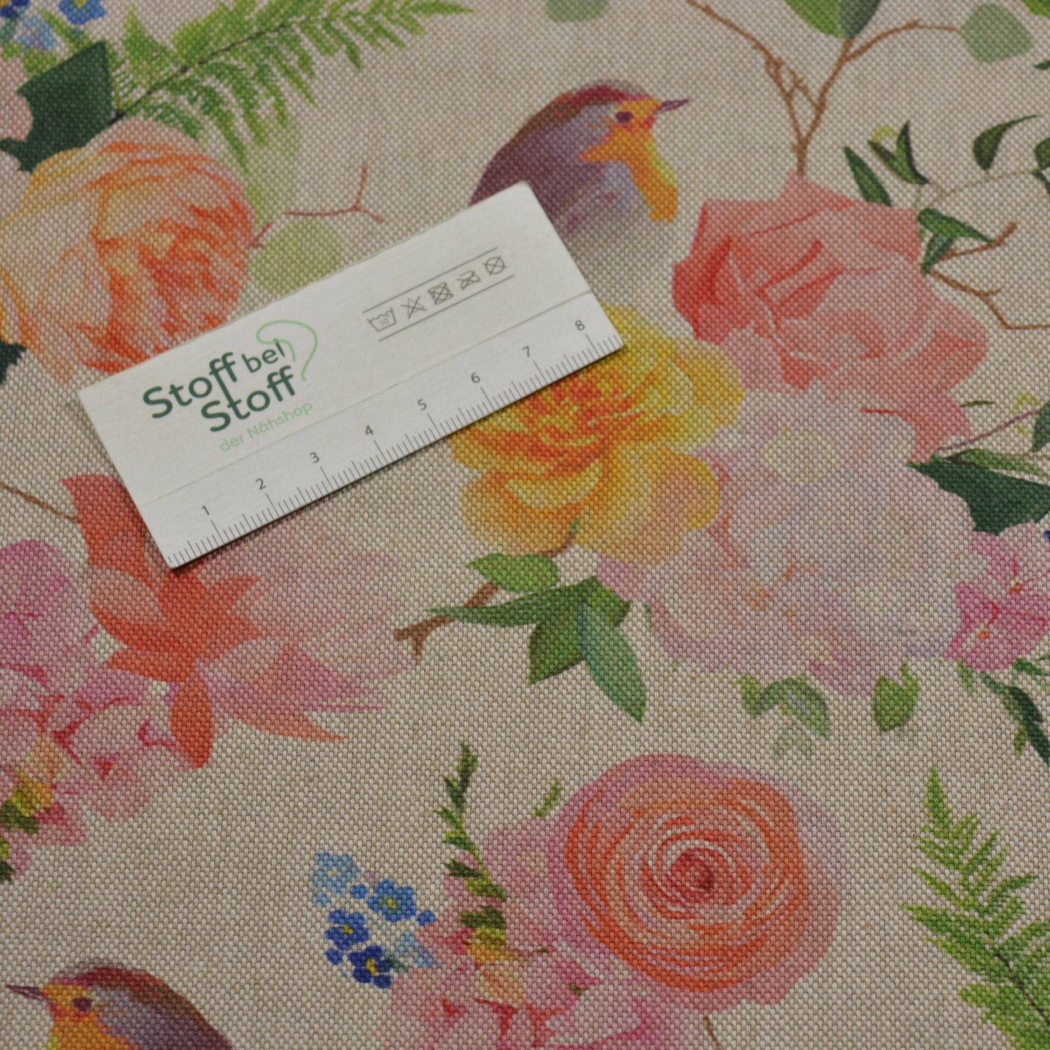 Deko Leinenoptik „Frühlingsvögel“ - SBS12801