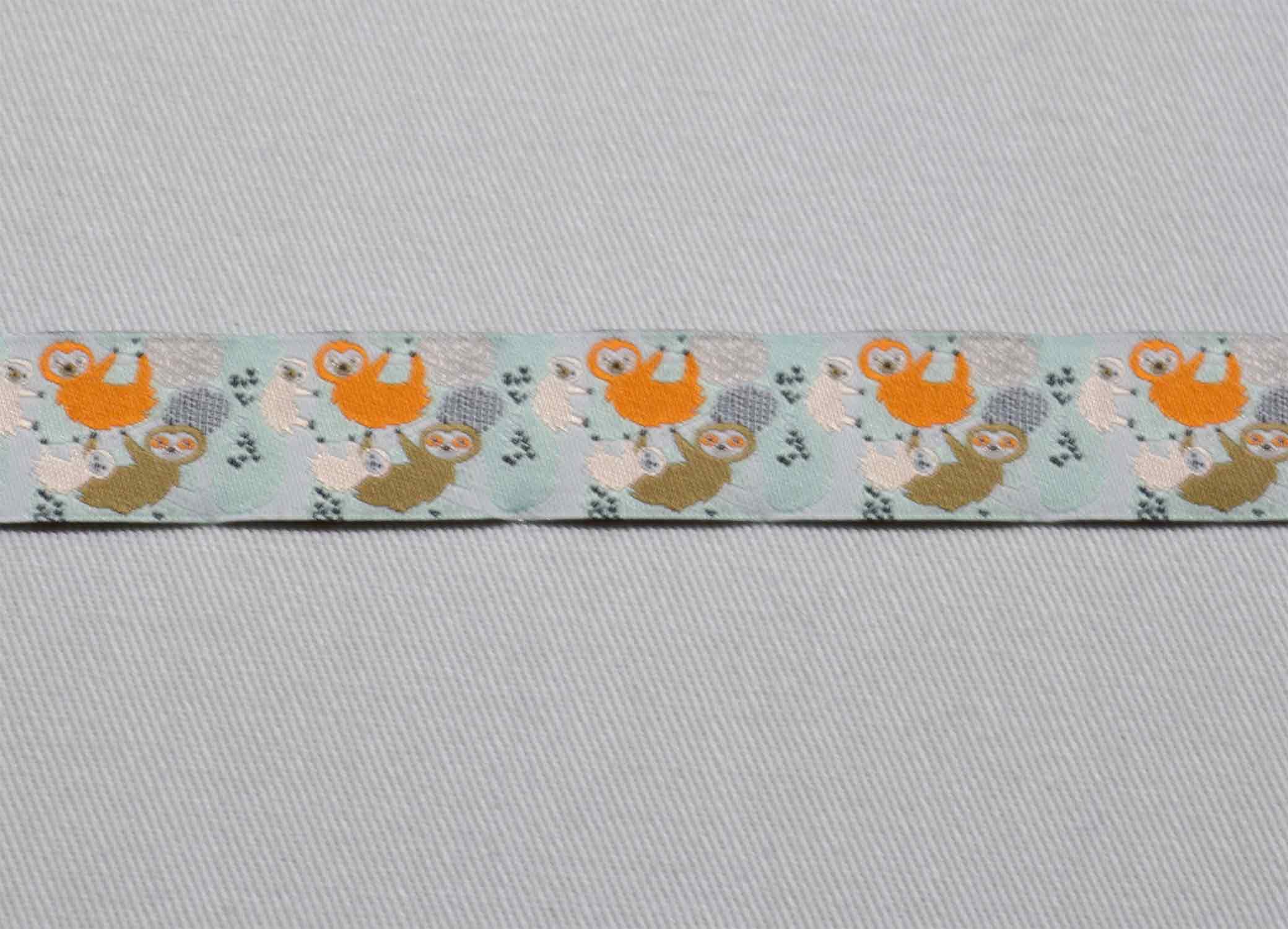Webband "Faultier" Mint Webband "Faultier" Mint