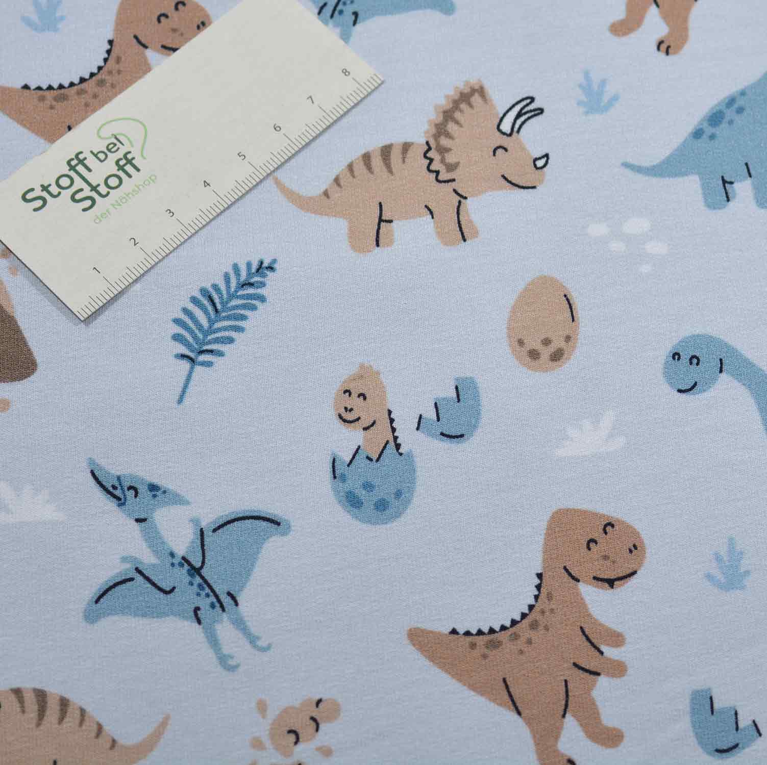 French Terry angeraut "Dino-Gang" - SBS10926 French Terry angeraut "Dino-Gang" - SBS10926