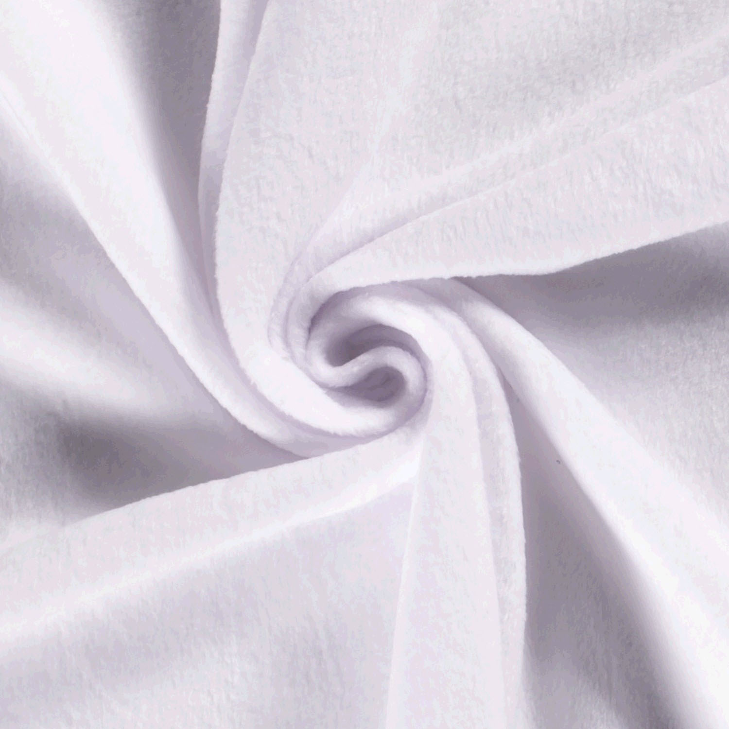 70% Rabatt B-Ware 0,6 Meter Polarfleece uni weiß - SBS10425 1002