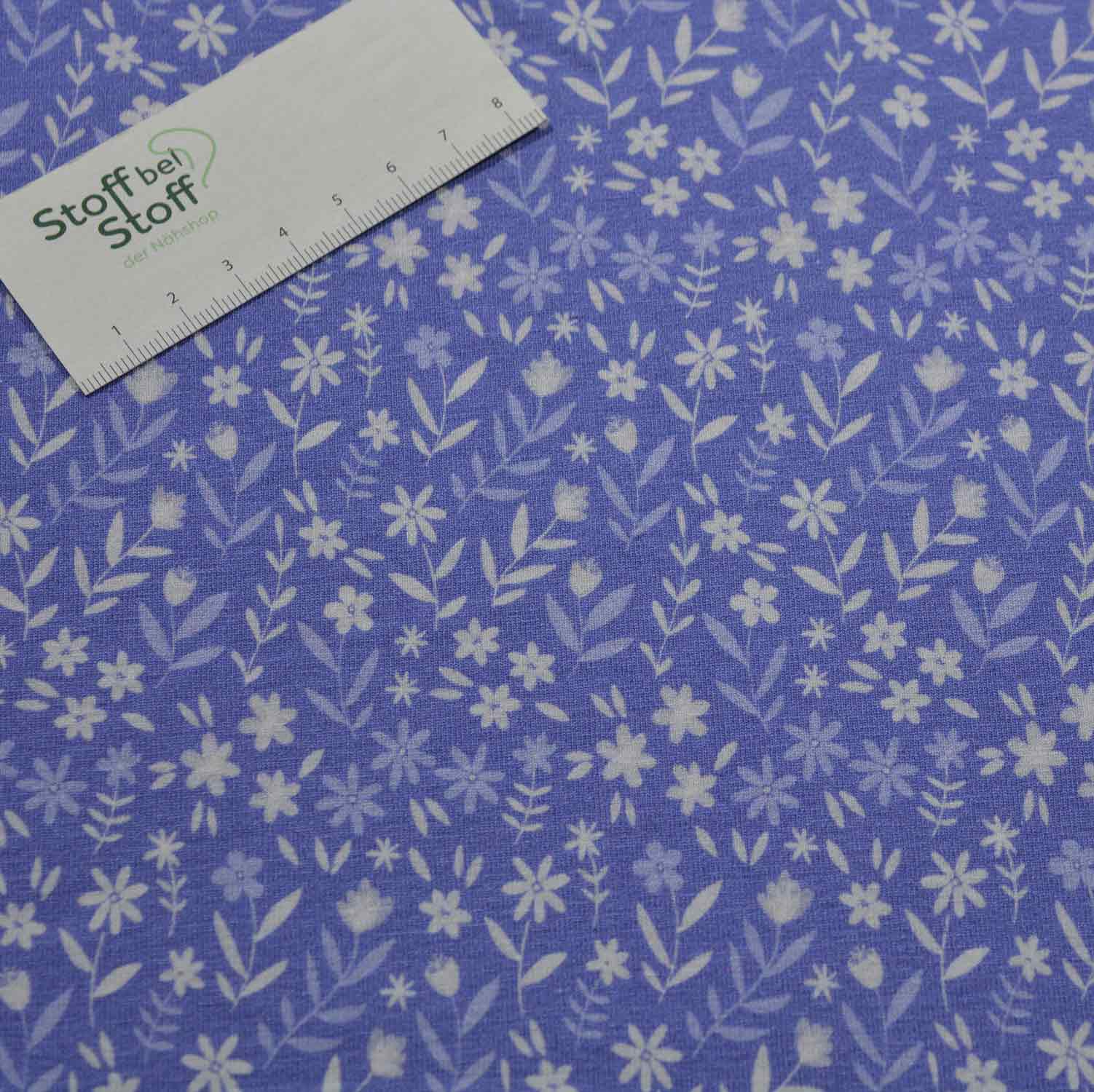 Baumwoll-Jersey Dina Blüten SBS11174 Baumwoll-Jersey Dina Blüten SBS11174