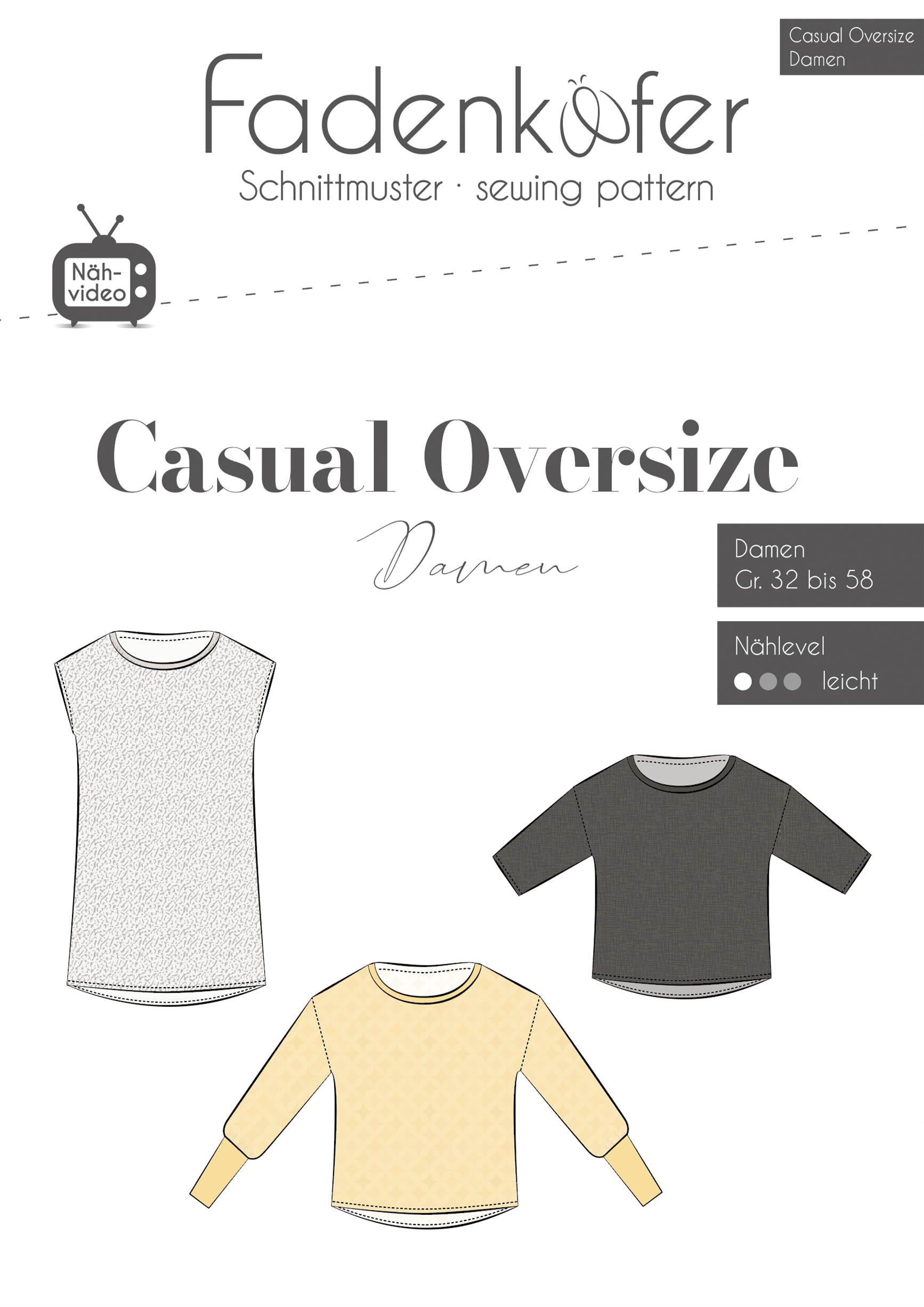 Casual Oversize Damen Casual Oversize Damen