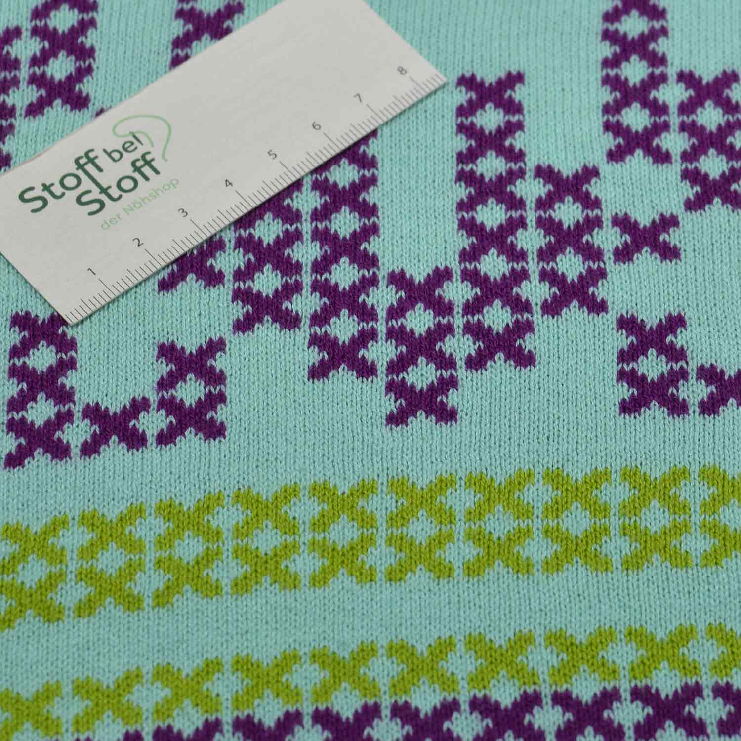 Jacquard Strick "Krisskross" SBS10572 Jacquard Strick "Krisskross" SBS10572