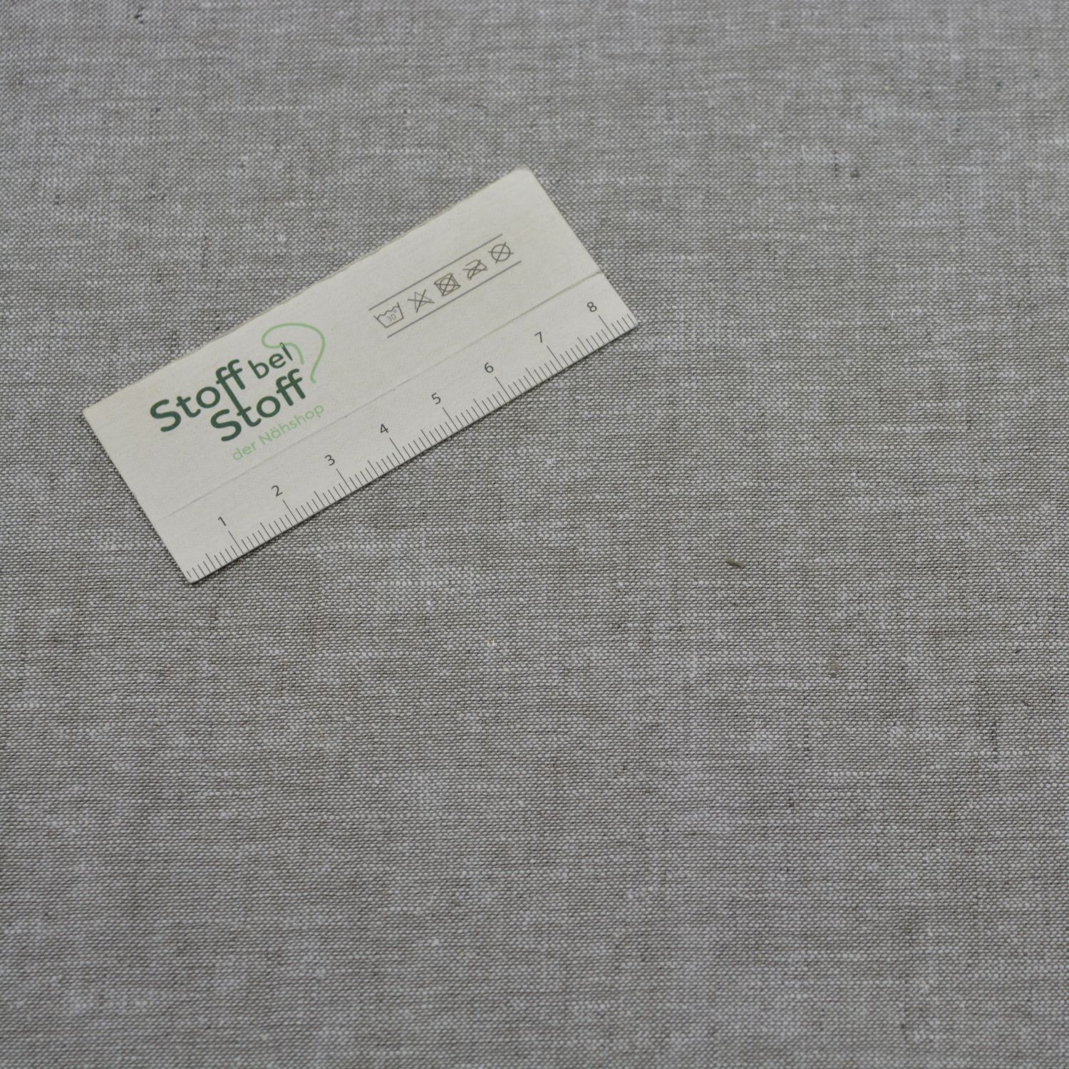 Leinen-Baumwolle "Naturgrau Meliert" - SBS12771