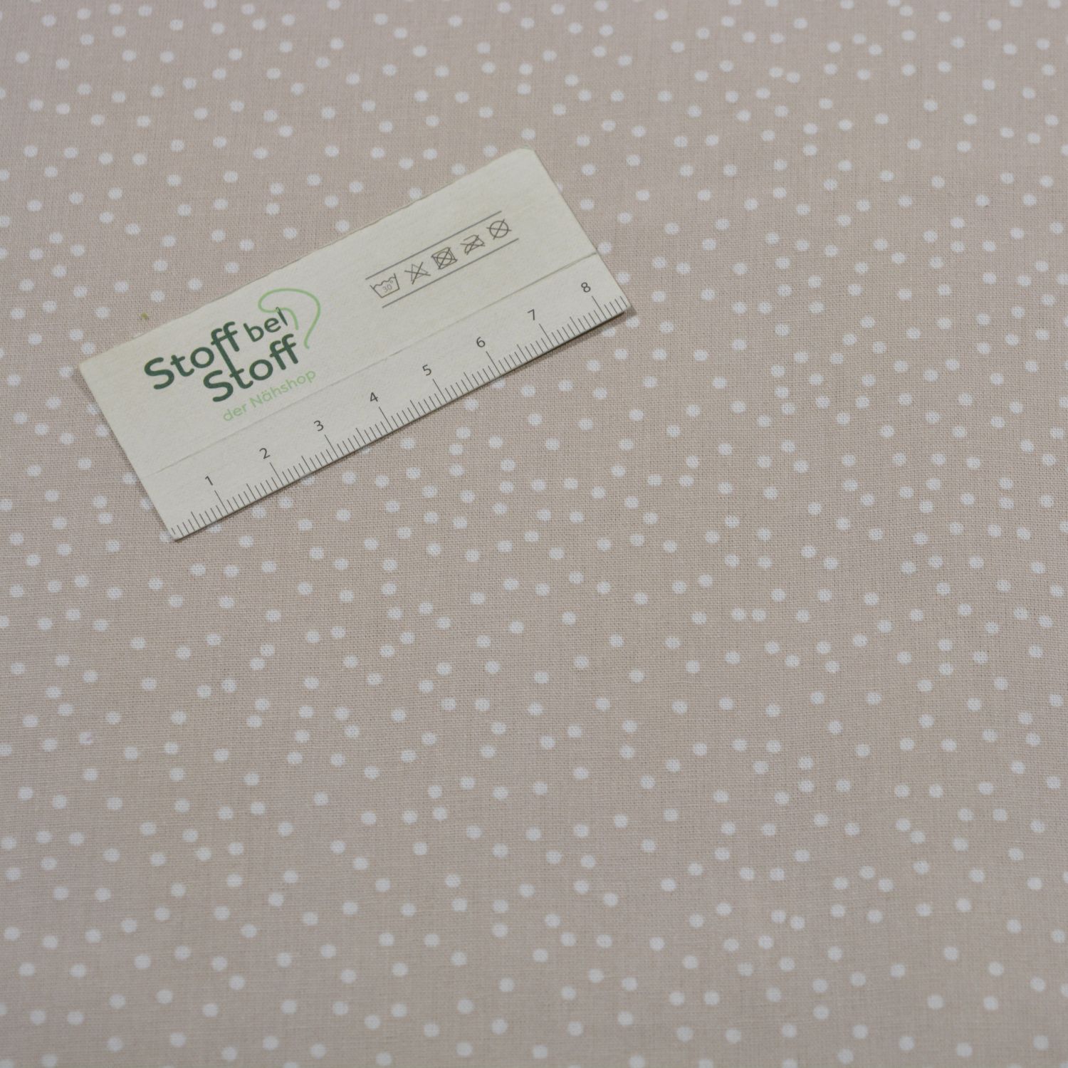 Baumwolle "Soft Dots Sand" - SBS12798