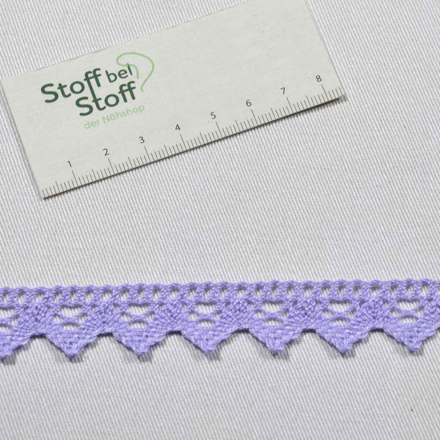 Baumwollspitze uni Flieder SBS11563 1256 Baumwollspitze uni Flieder SBS11563 1256