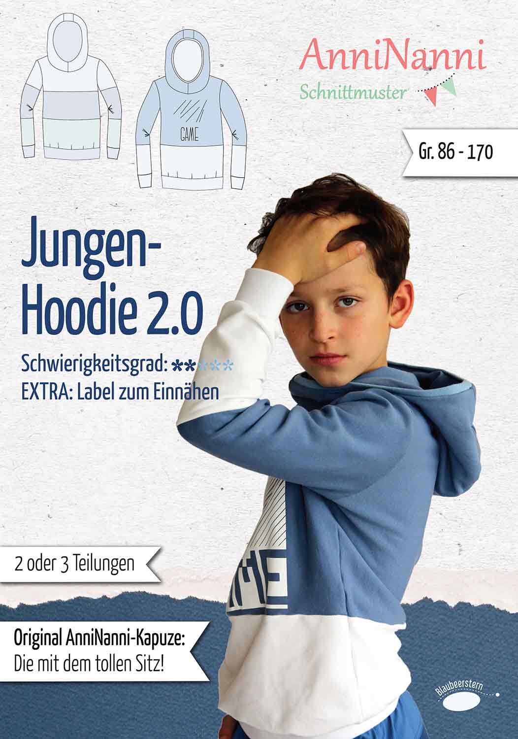 Jungen Hoodie 2.0 Kinder Jungen Hoodie 2.0 Kinder