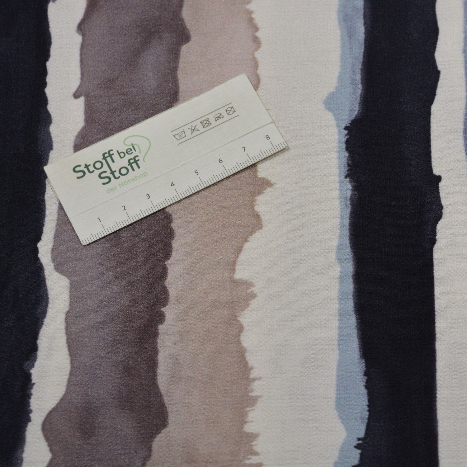 Viskose Nylon "Aquarell Streifen" SBS12805
