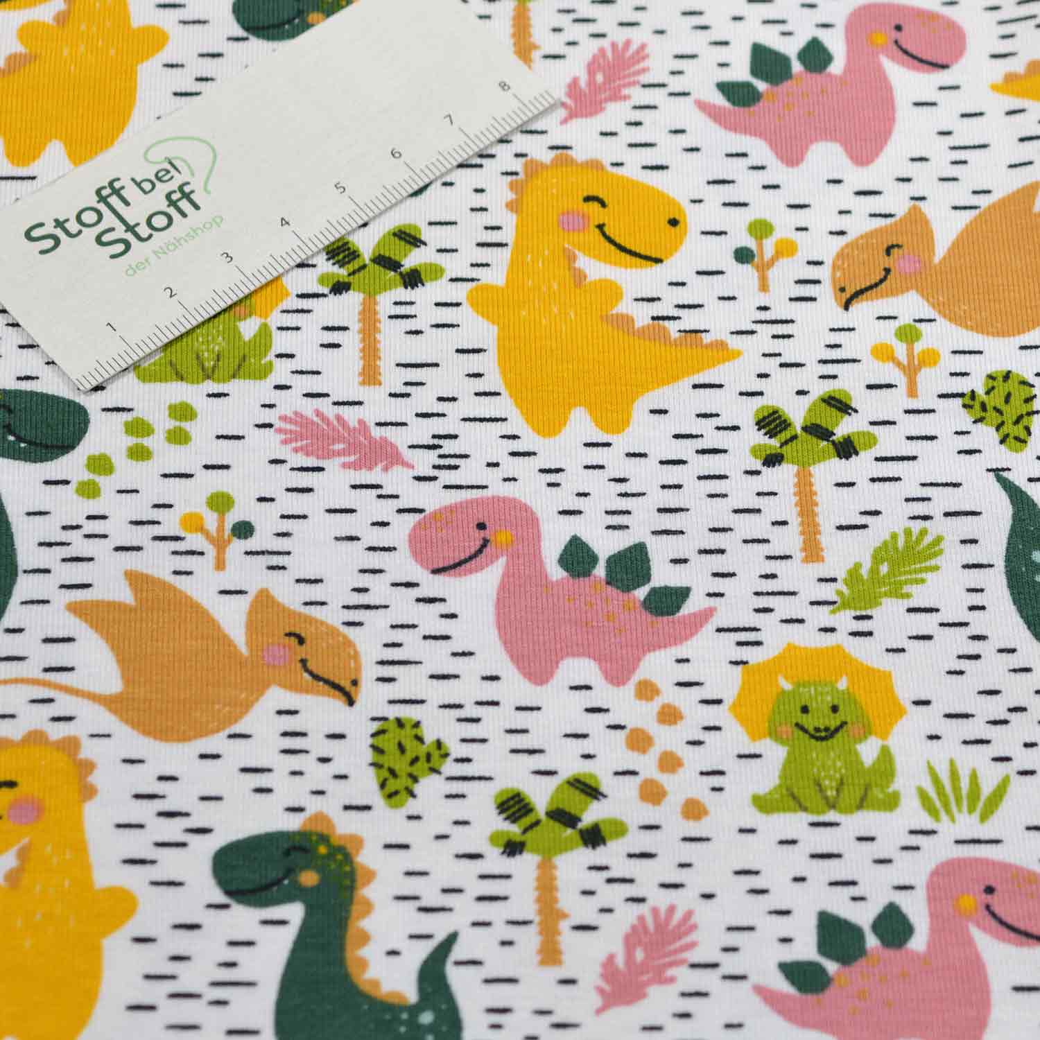Baumwoll-Jersey "Dino-Land" SBS10203 Baumwoll-Jersey "Dino-Land" SBS10203