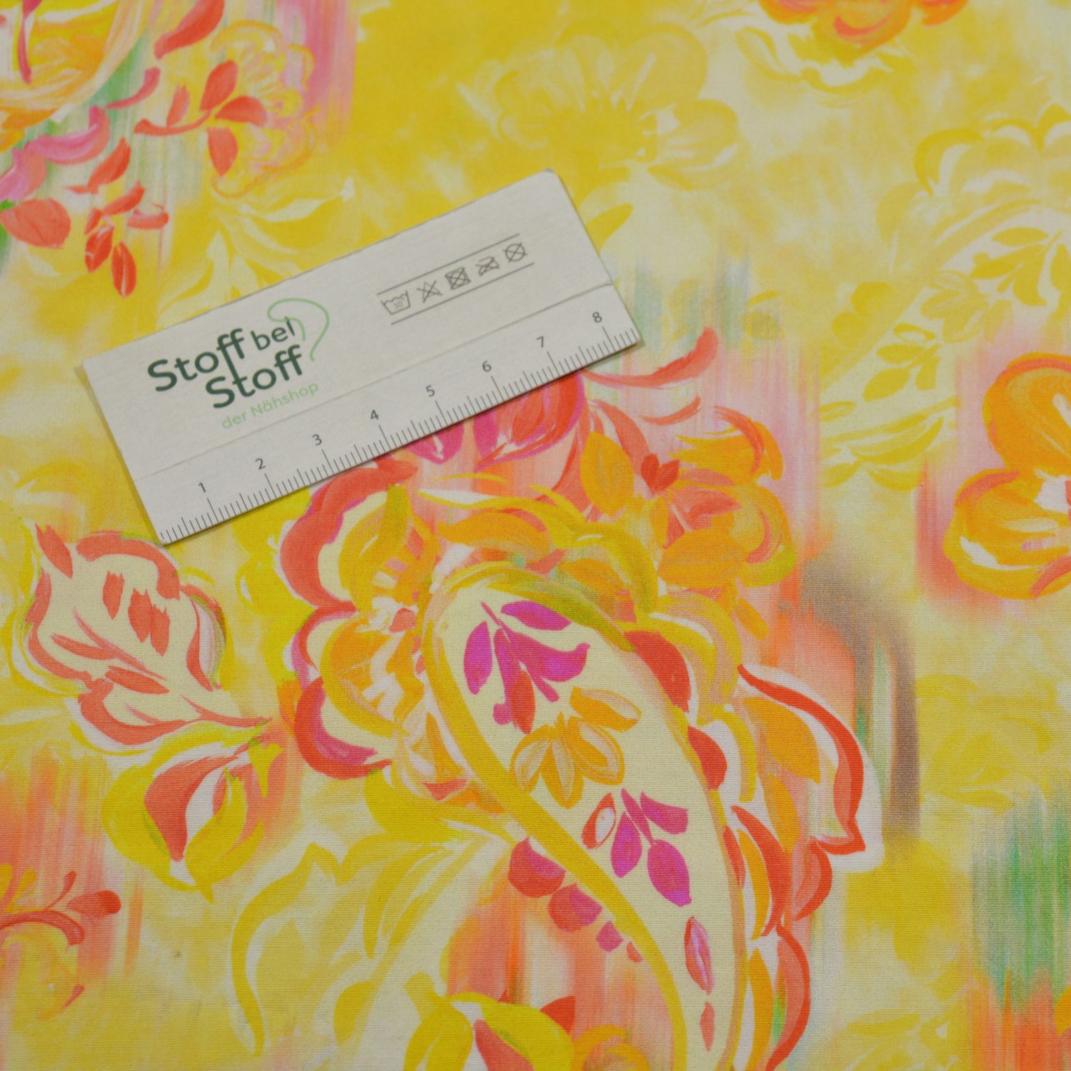 Baumwoll-Stretch "Sunset Glow" - SBS12755