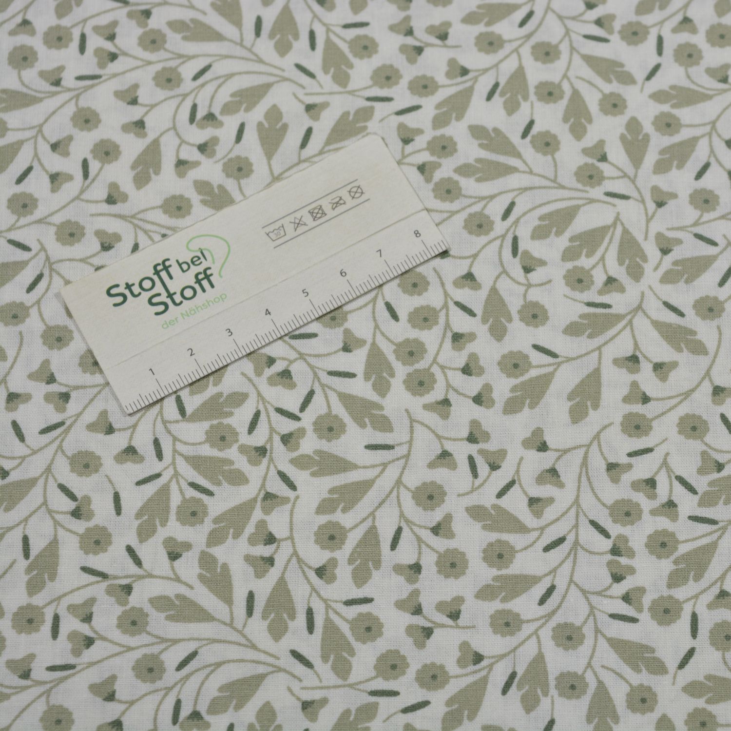 Baumwolle "Zarte Ranken Salbei" - SBS12776