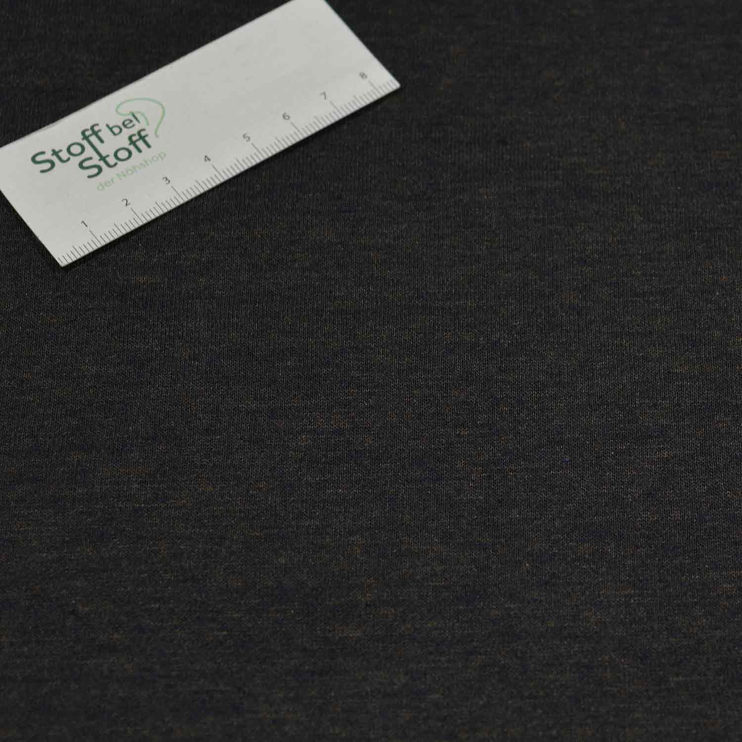 Sweat Melange in Schwarzbraun - SBS10808 1031