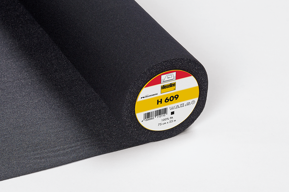 Bügeleinlage H609 schwarz Bügeleinlage H609 schwarz
