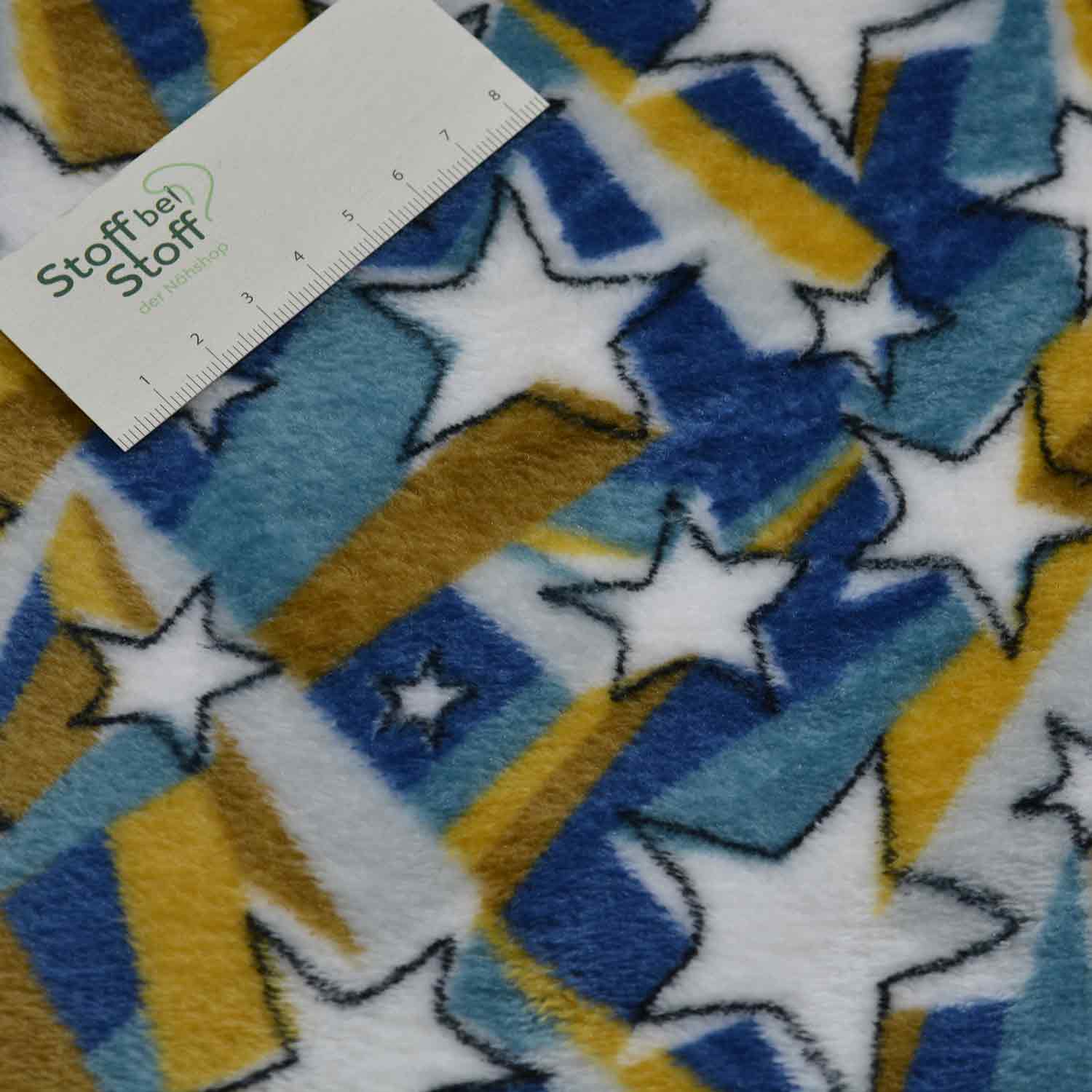 Microfleece "Streifen & Sterne" - SBS10942 Microfleece "Streifen & Sterne" - SBS10942
