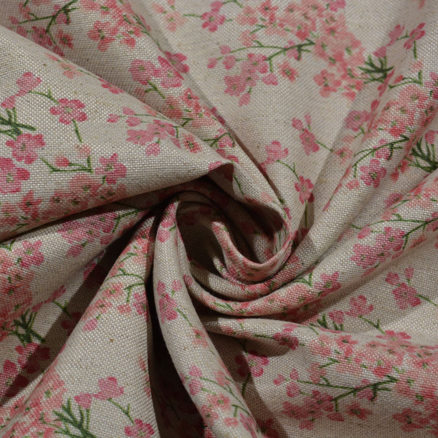 Deko Leinenoptik „Blütenzweig Rosé“ - SBS12785