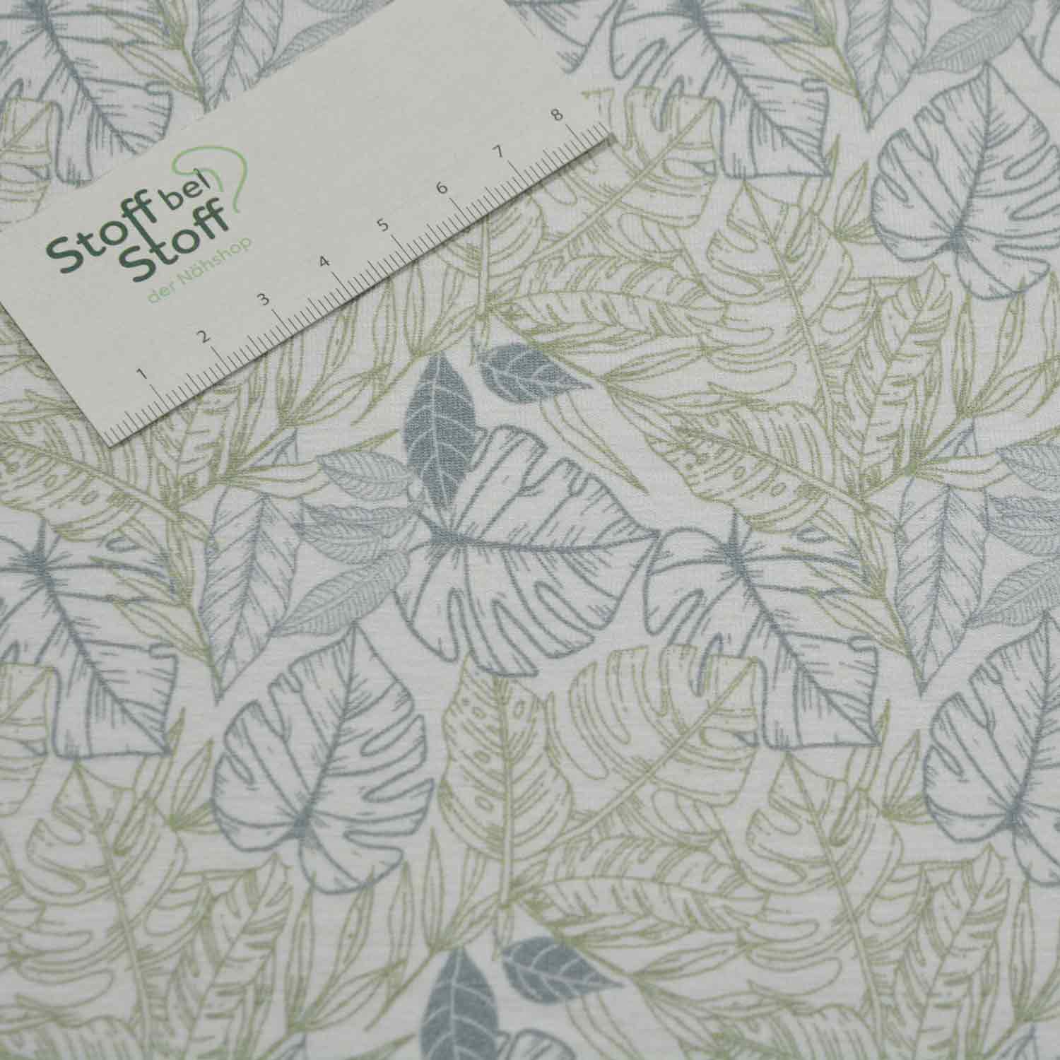Baumwoll-Jersey Dina Blätter SBS11163 Baumwoll-Jersey Dina Blätter SBS11163