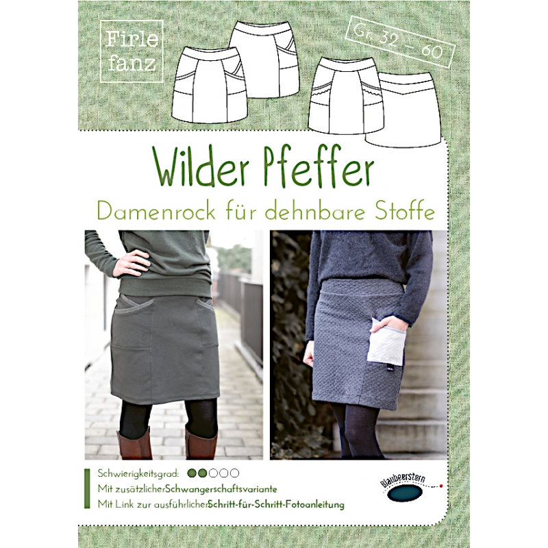 Wilder Pfeffer - dehnbare Stoffe Damen 