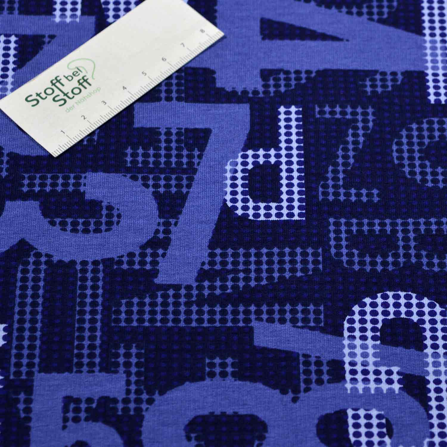 French Terry angeraut "Numbers" - SBS10242