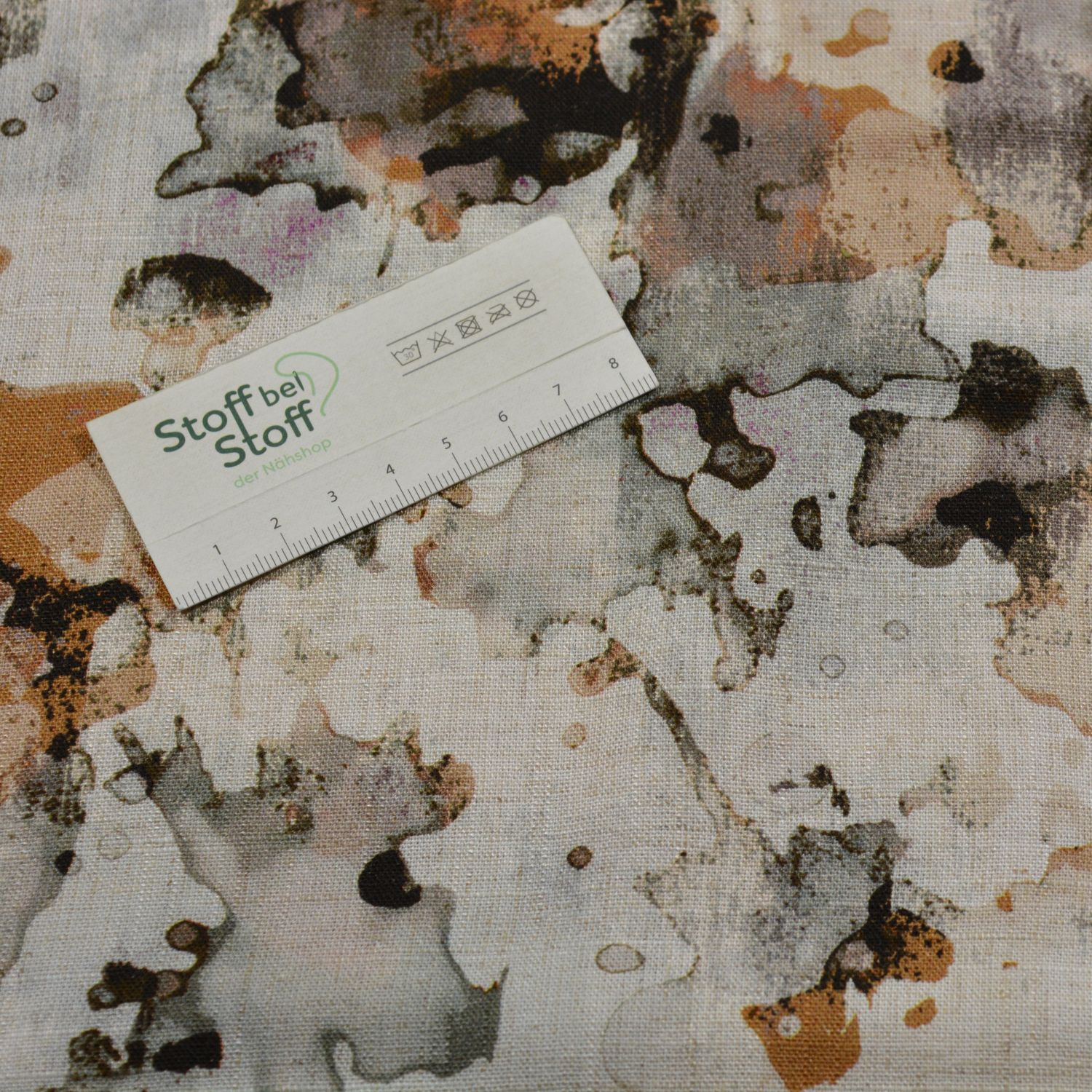 Viskose-Leinen "Rust Splash" SBS12797