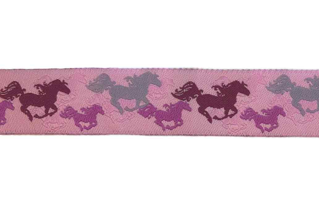 Webband "Pferde rosa" Webband "Pferde rosa"