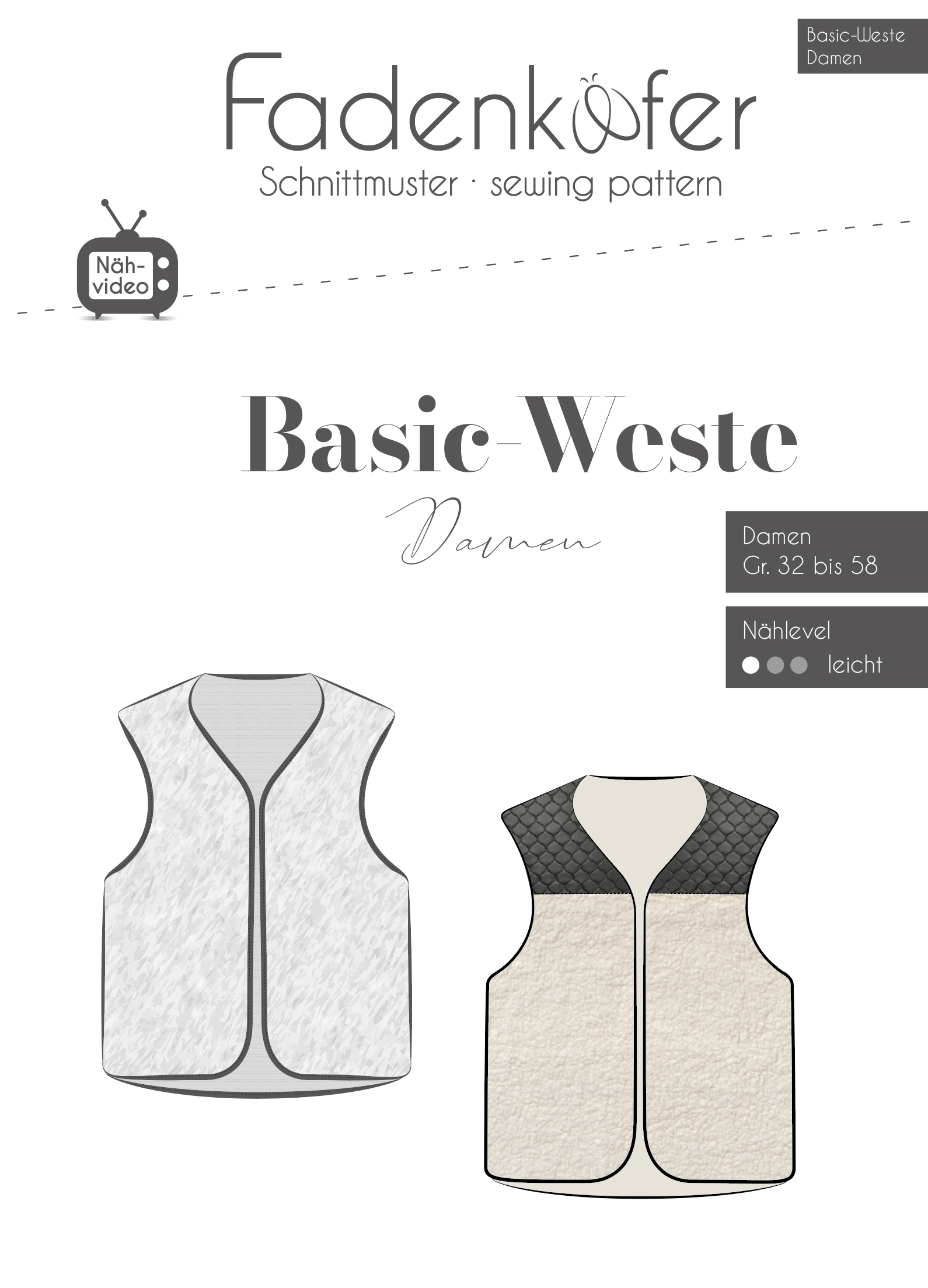 Basic-Weste Damen