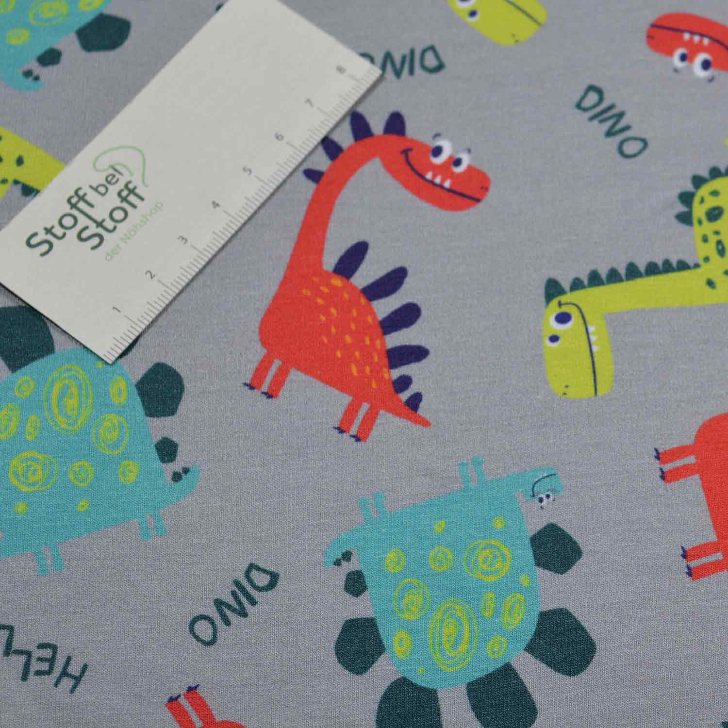 French Terry angeraut "Dino-Gang" - SBS10930 French Terry angeraut "Dino-Gang" - SBS10930