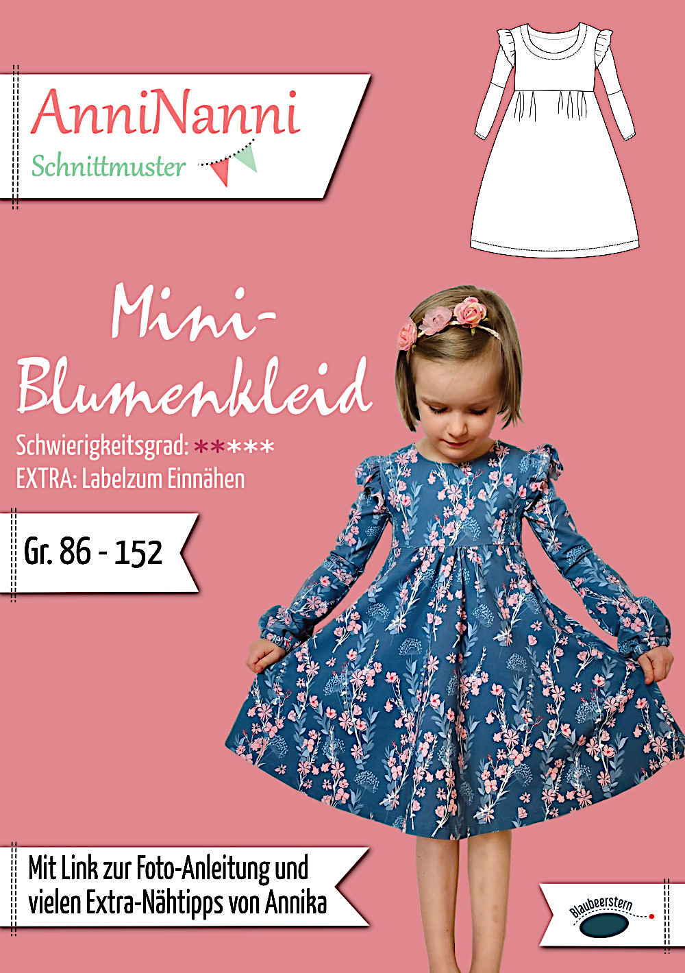 Mini-Blumenkleid Kinder Mini-Blumenkleid Kinder