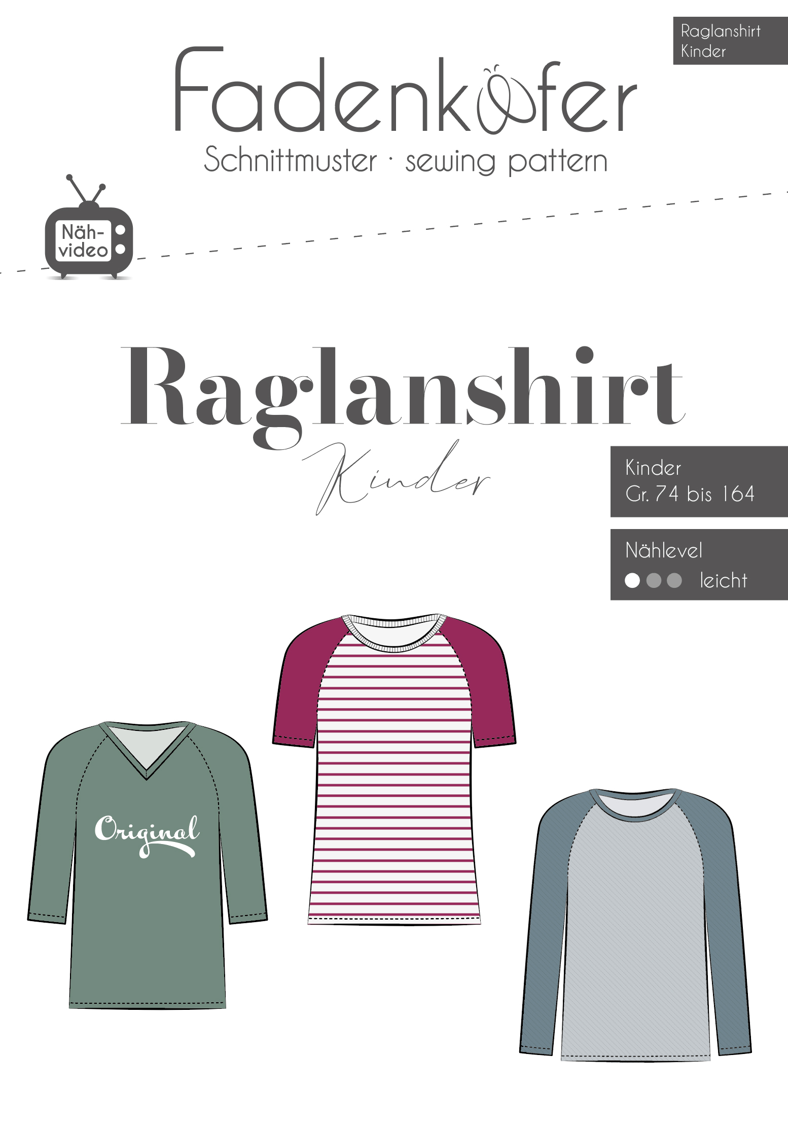 Raglanshirt Kinder Raglanshirt Kinder
