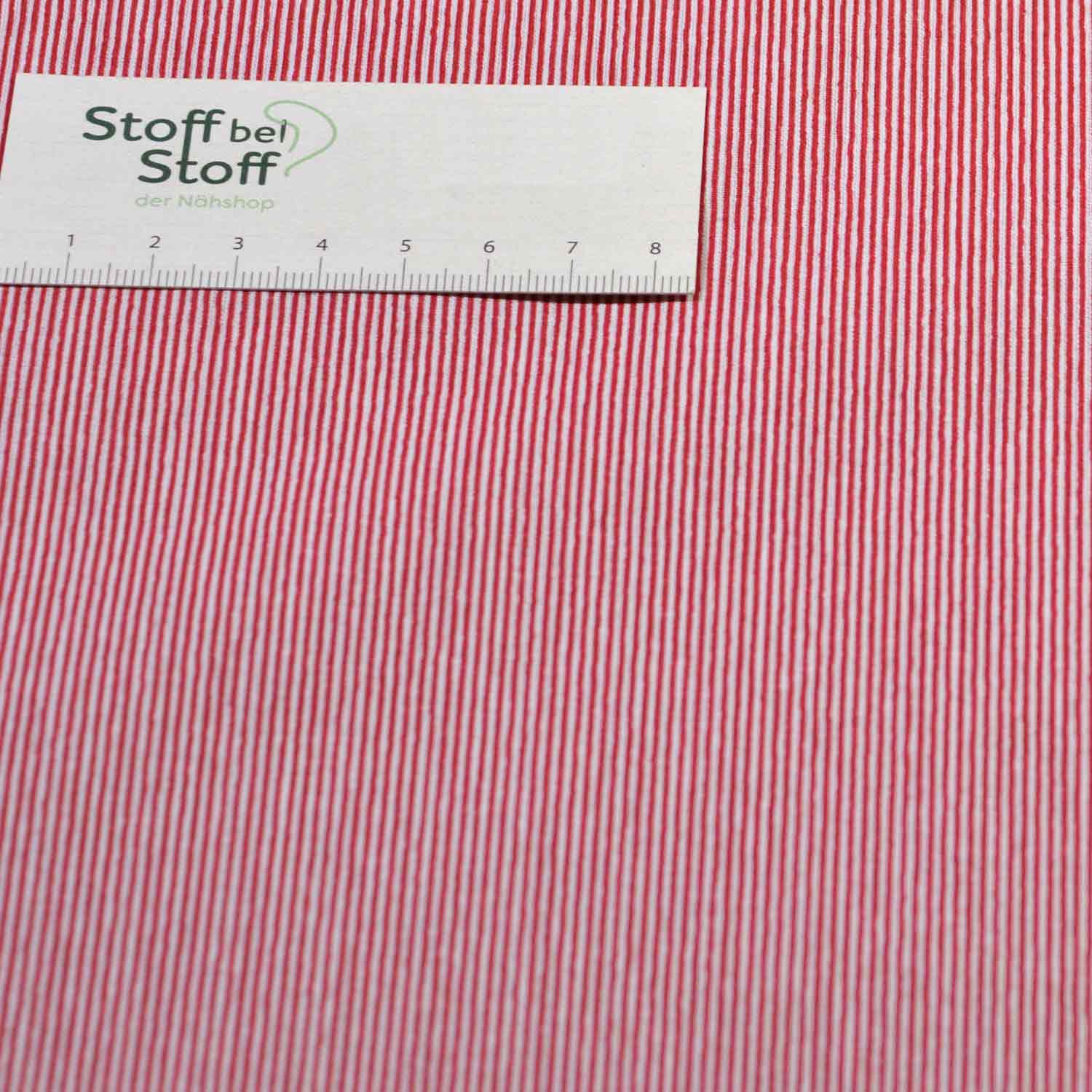 Baumwolle Streifen Rot - 1230 Baumwolle Streifen Rot - 1230