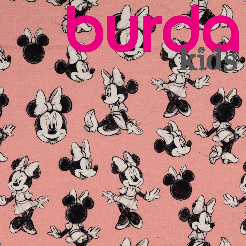 Baumwoll-Jersey "Minnie Mouse" SBS10600 Baumwoll-Jersey "Minnie Mouse" SBS10600