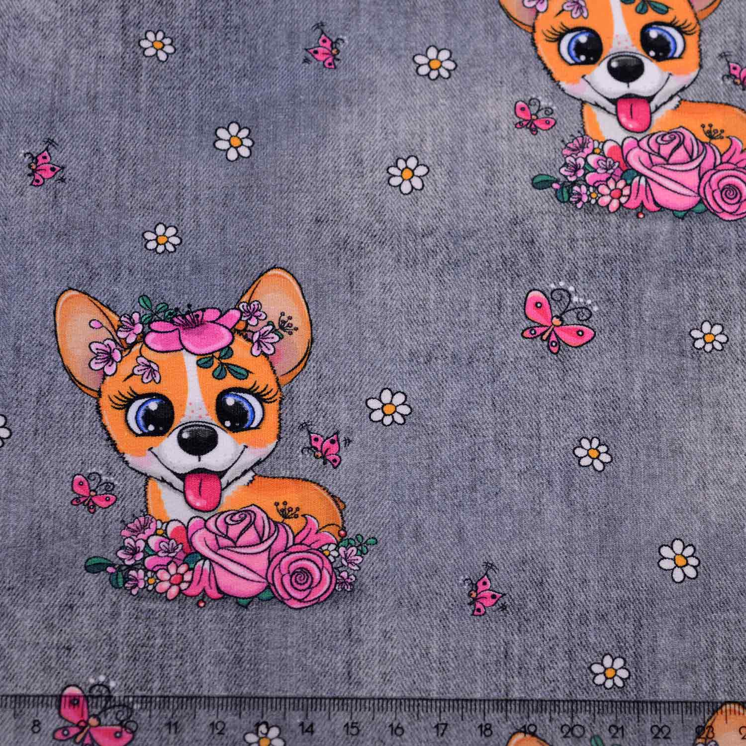 French Terry "Hundedame" - SBS10066