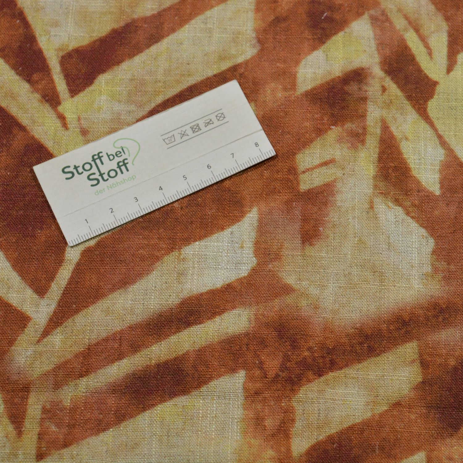 Viskose-Leinen "Rusty Leaves" SBS12812