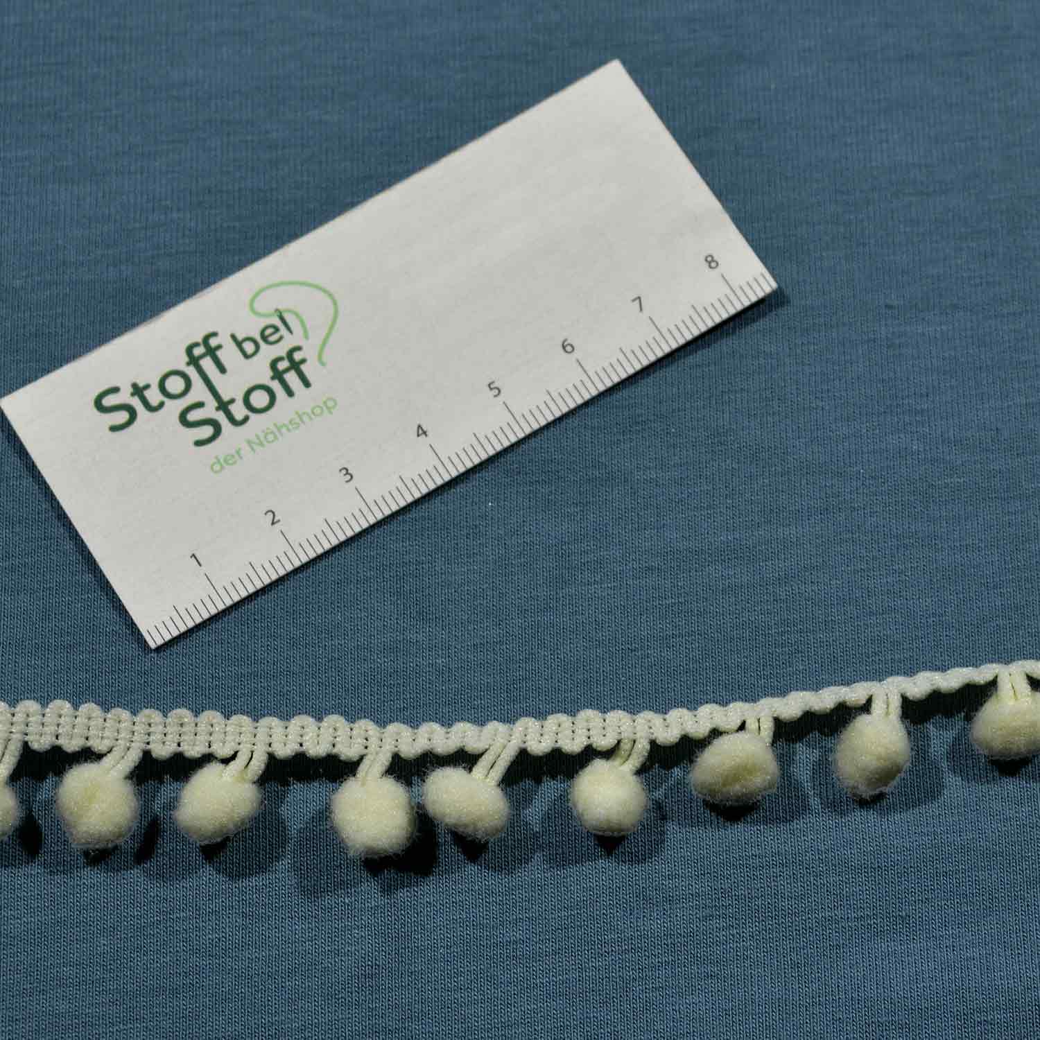 Pompomborte Medium Vanille SBS11562 1012 Pompomborte Medium Vanille SBS11562 1012