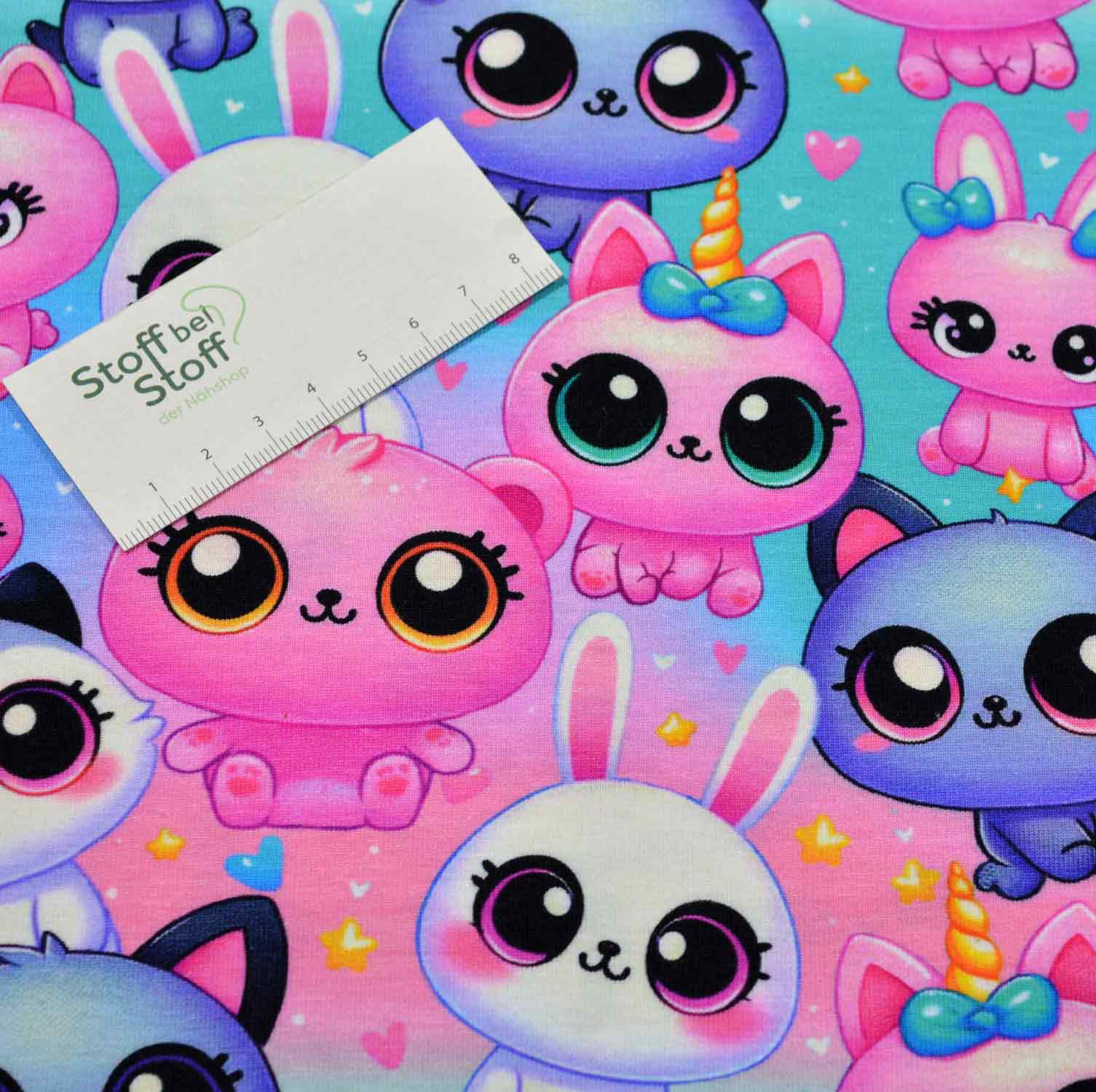 Baumwoll-Jersey "Cute Animals" - SBS11626 Baumwoll-Jersey "Cute Animals" - SBS11626
