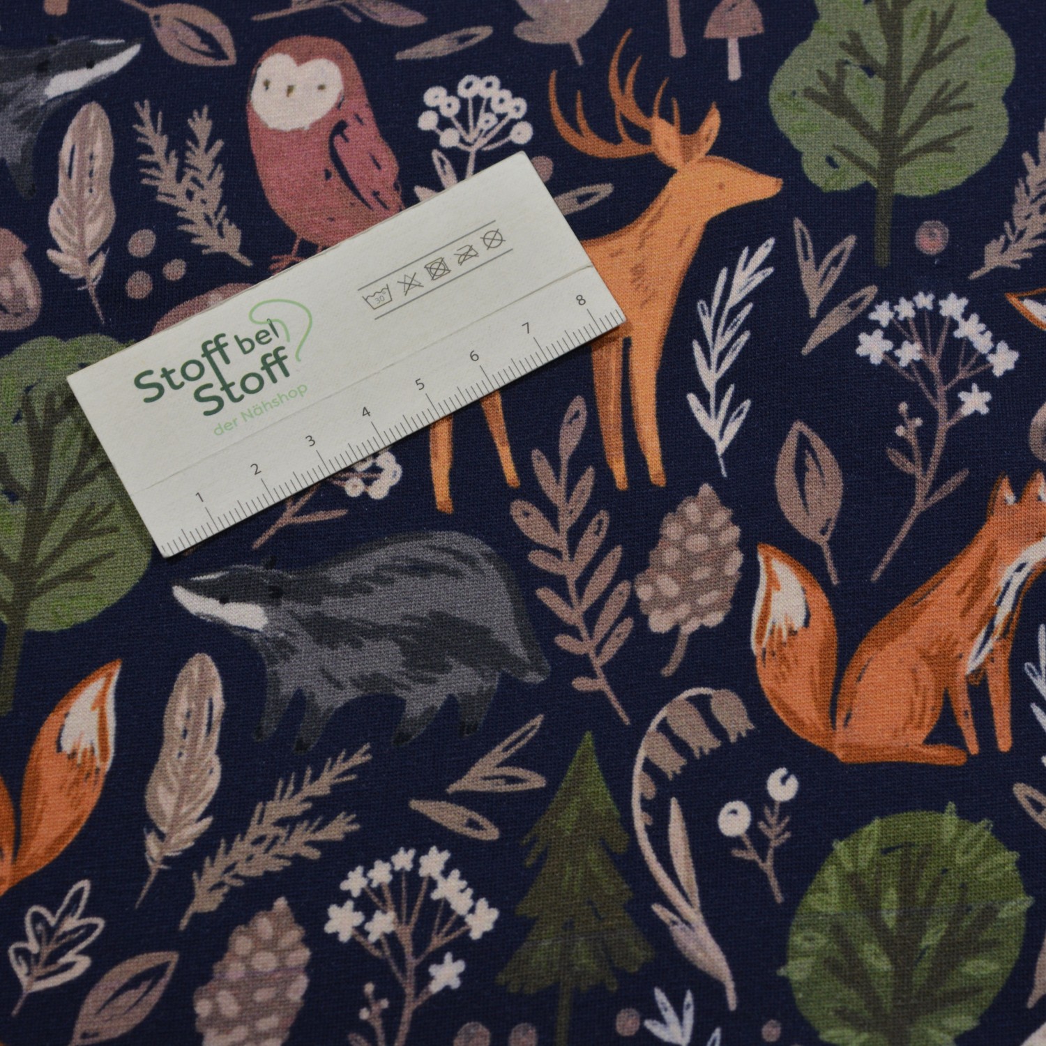 Sommersweat angeraut "Waldfreunde" SBS12493