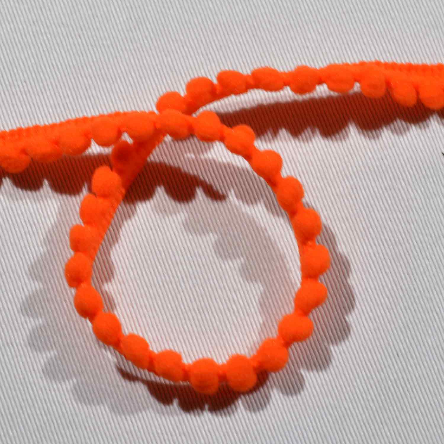 Bommelborte Mini Orange SBS11558 1310