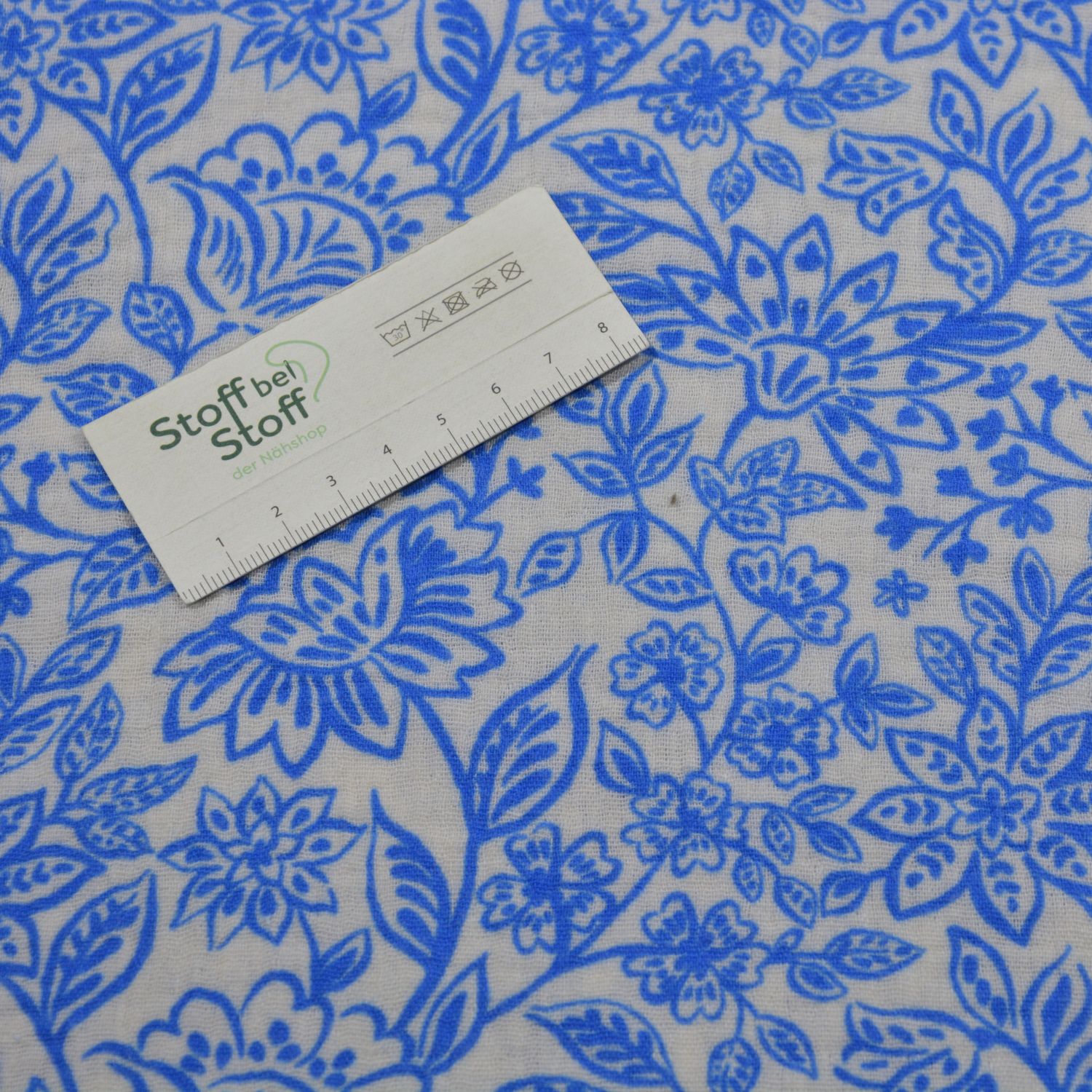 Musselin "Maribel Blau"- SBS12799