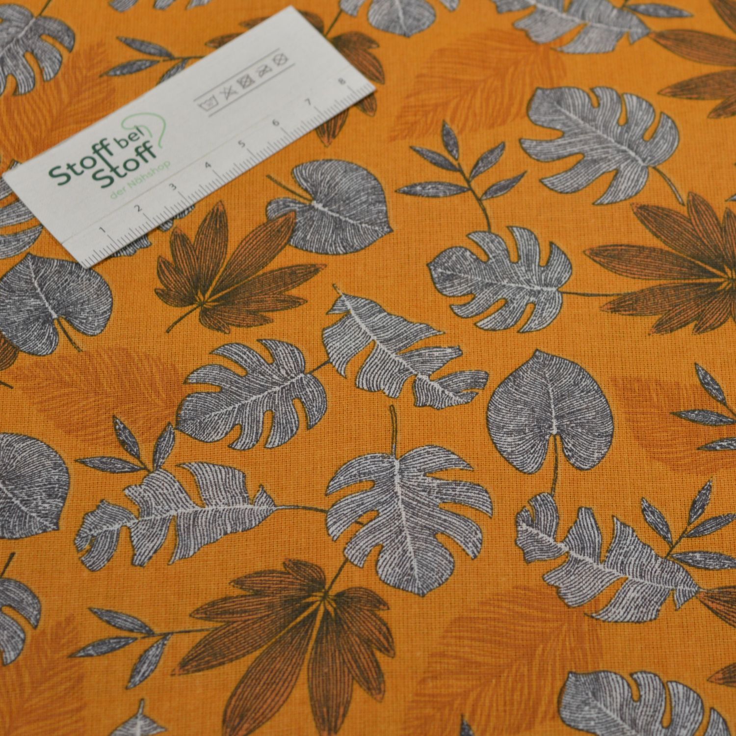 Baumwolle "Blätter" - SBS10416