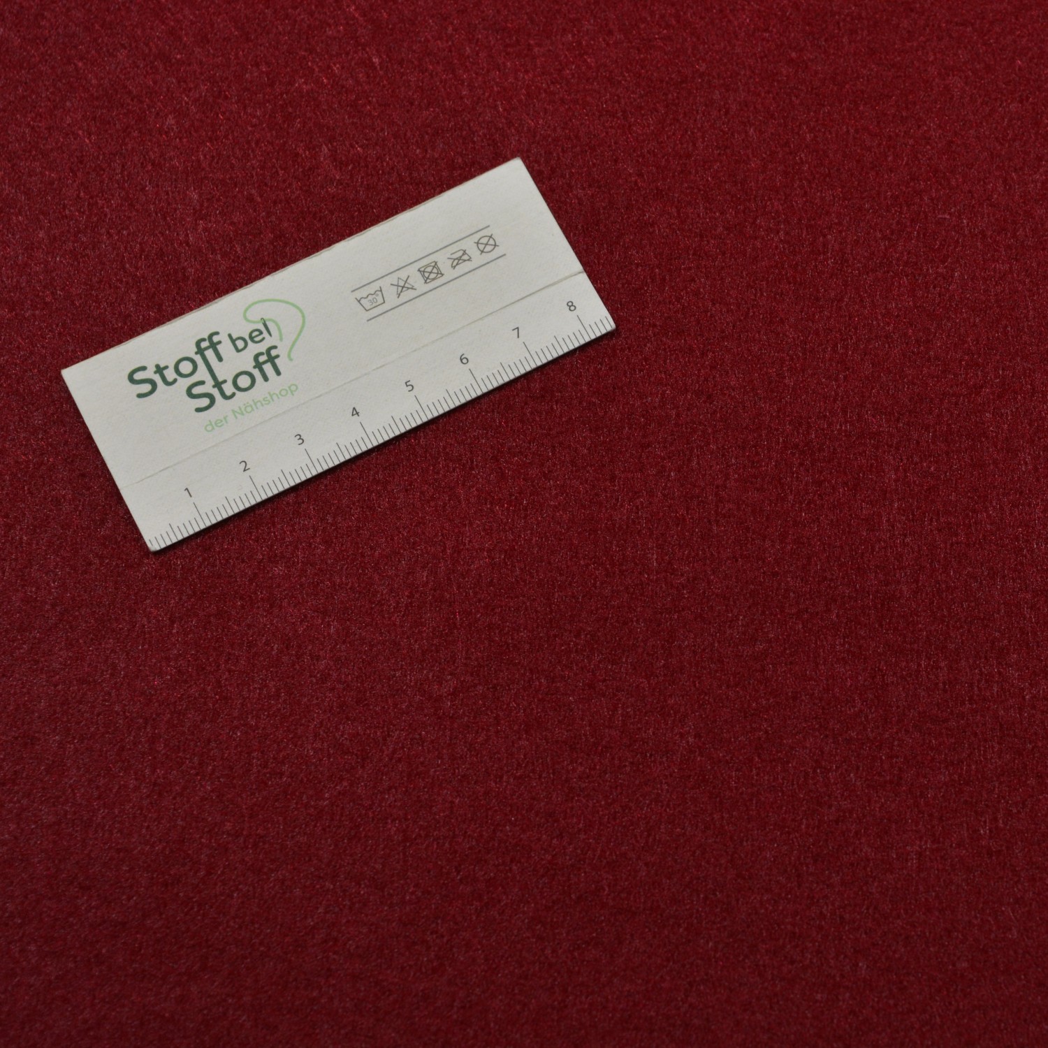 Filzstoff Bordeaux– 1,5 mm stark, 5 m Rolle | 45 cm breit -  SBS12419