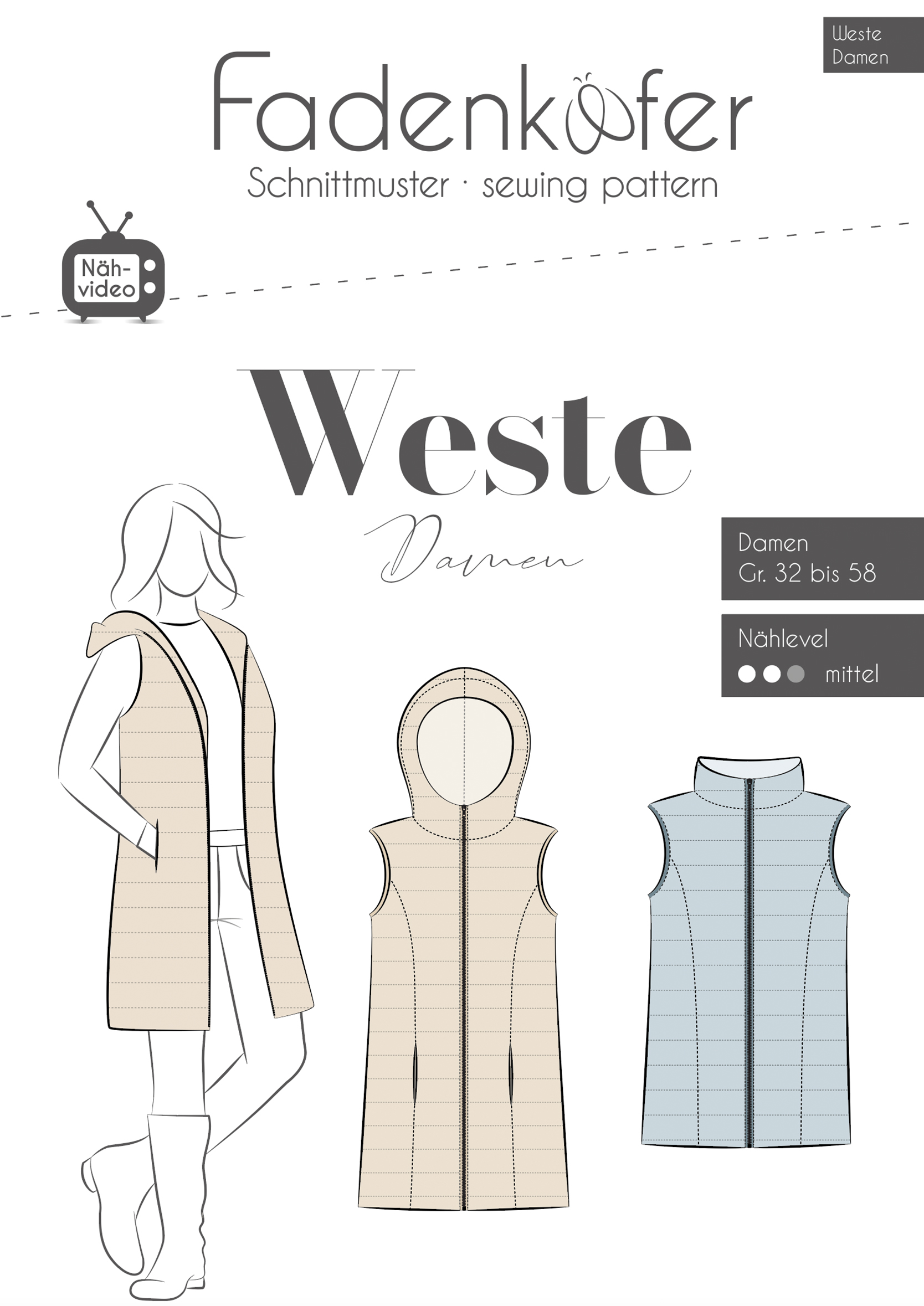 Weste Damen Weste Damen