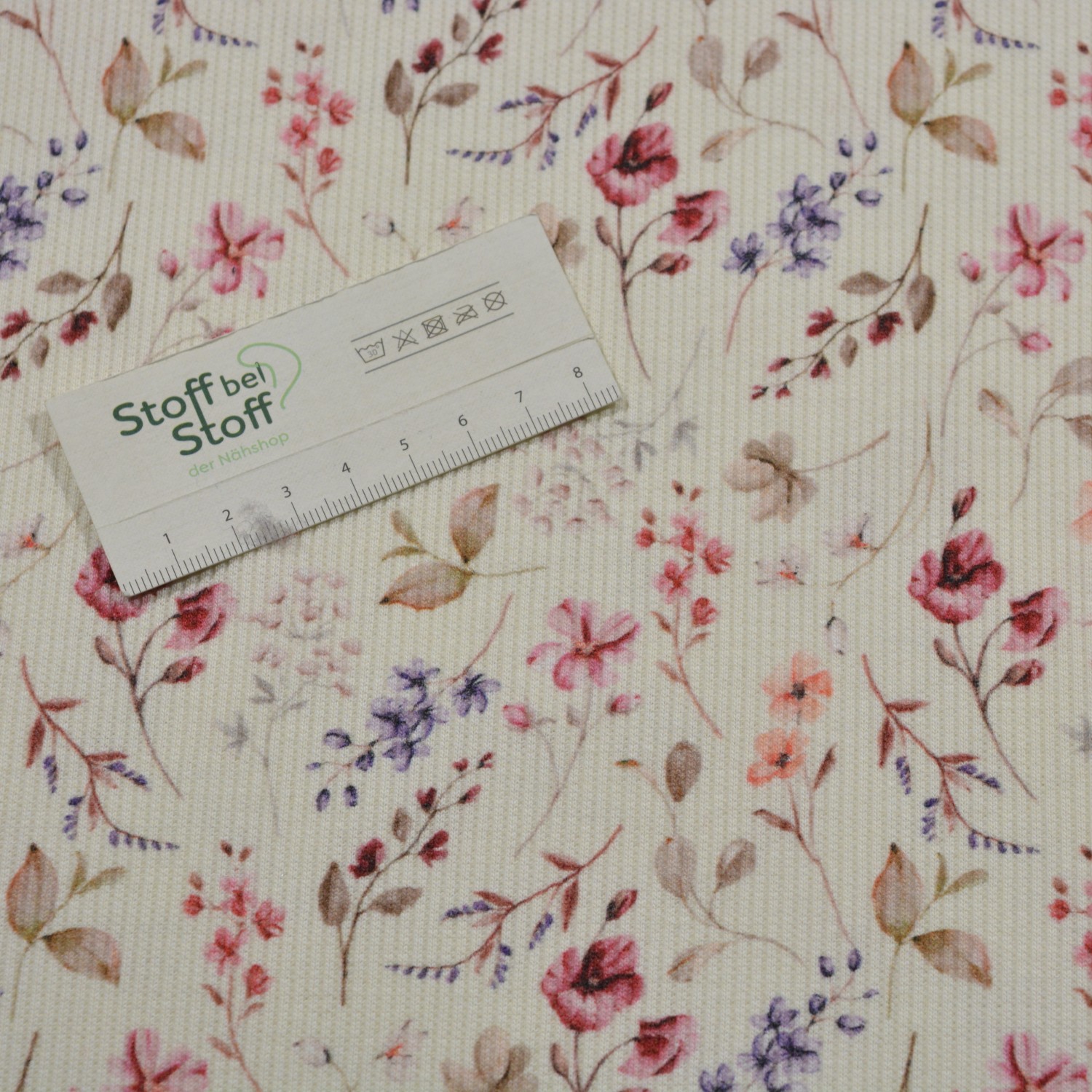 RIB -Jersey "Blumen" SBS12030