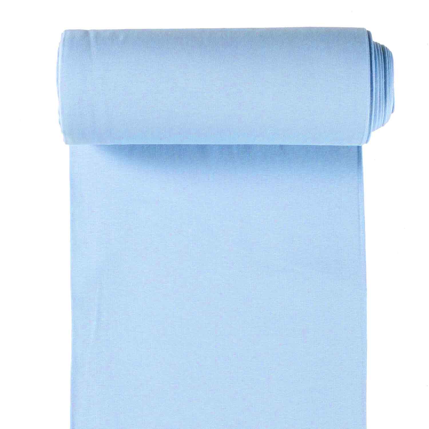 Bündchen uni Hellblau - 1101 Bündchen uni Hellblau - 1101