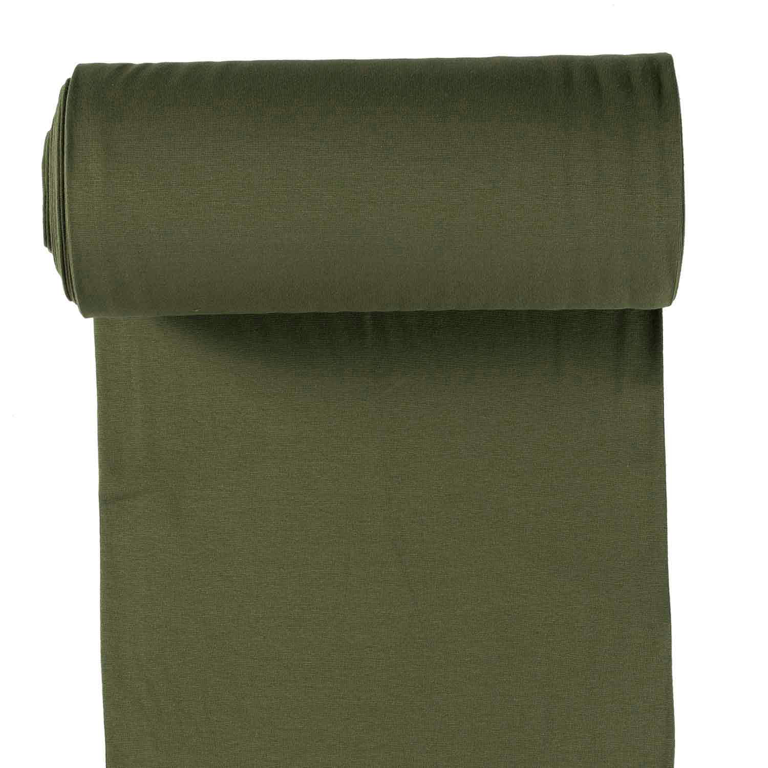 Bündchen uni Khaki - 1460 Bündchen uni Khaki - 1460