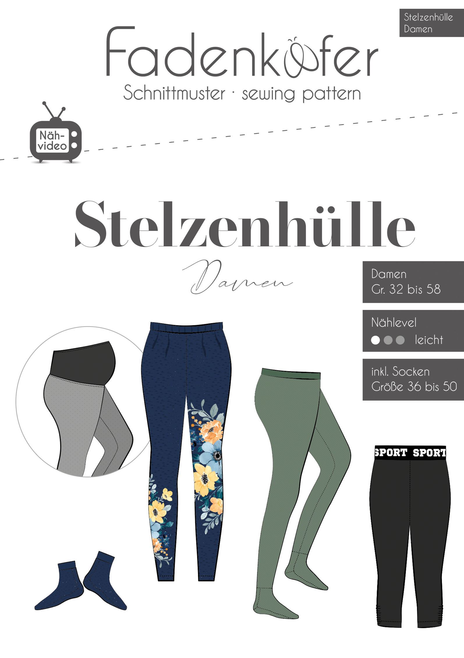 Stelzenhülle Damen Stelzenhülle Damen