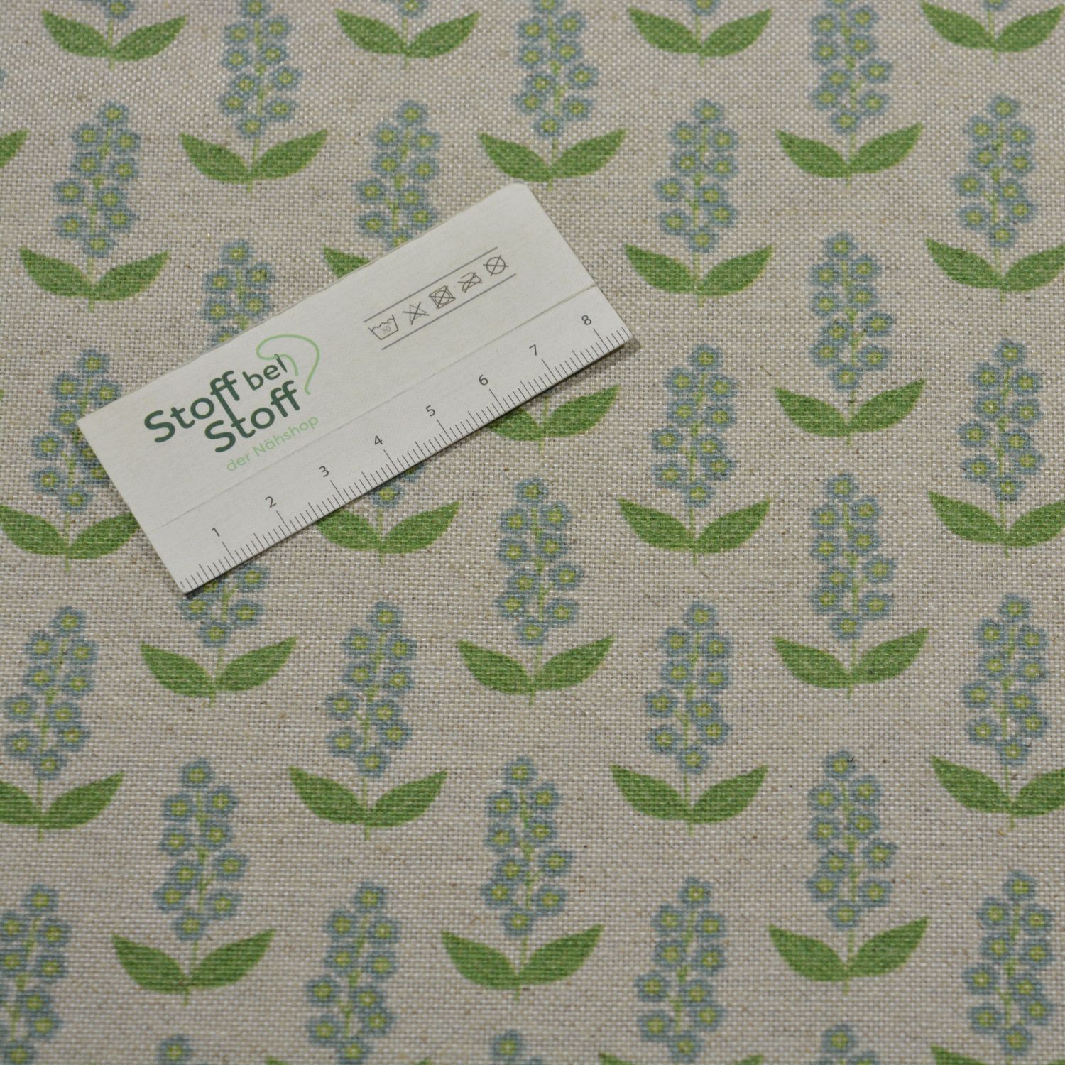 Deko Leinenoptik „Blütenzweig Salbei“ - SBS12783