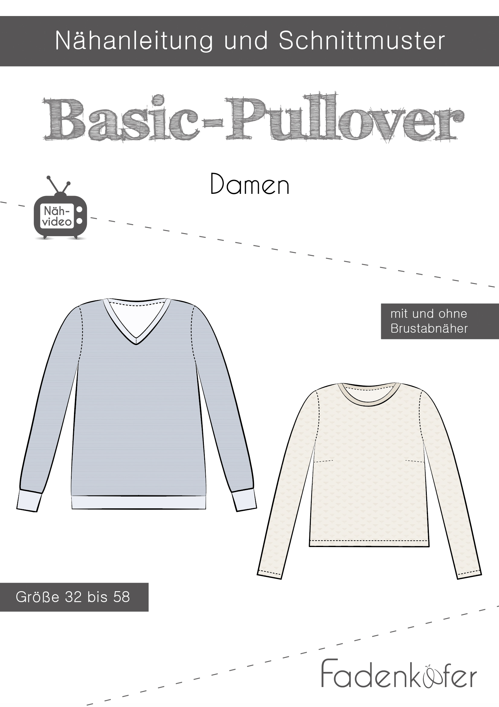 Basic-Pullover Damen Basic-Pullover Damen