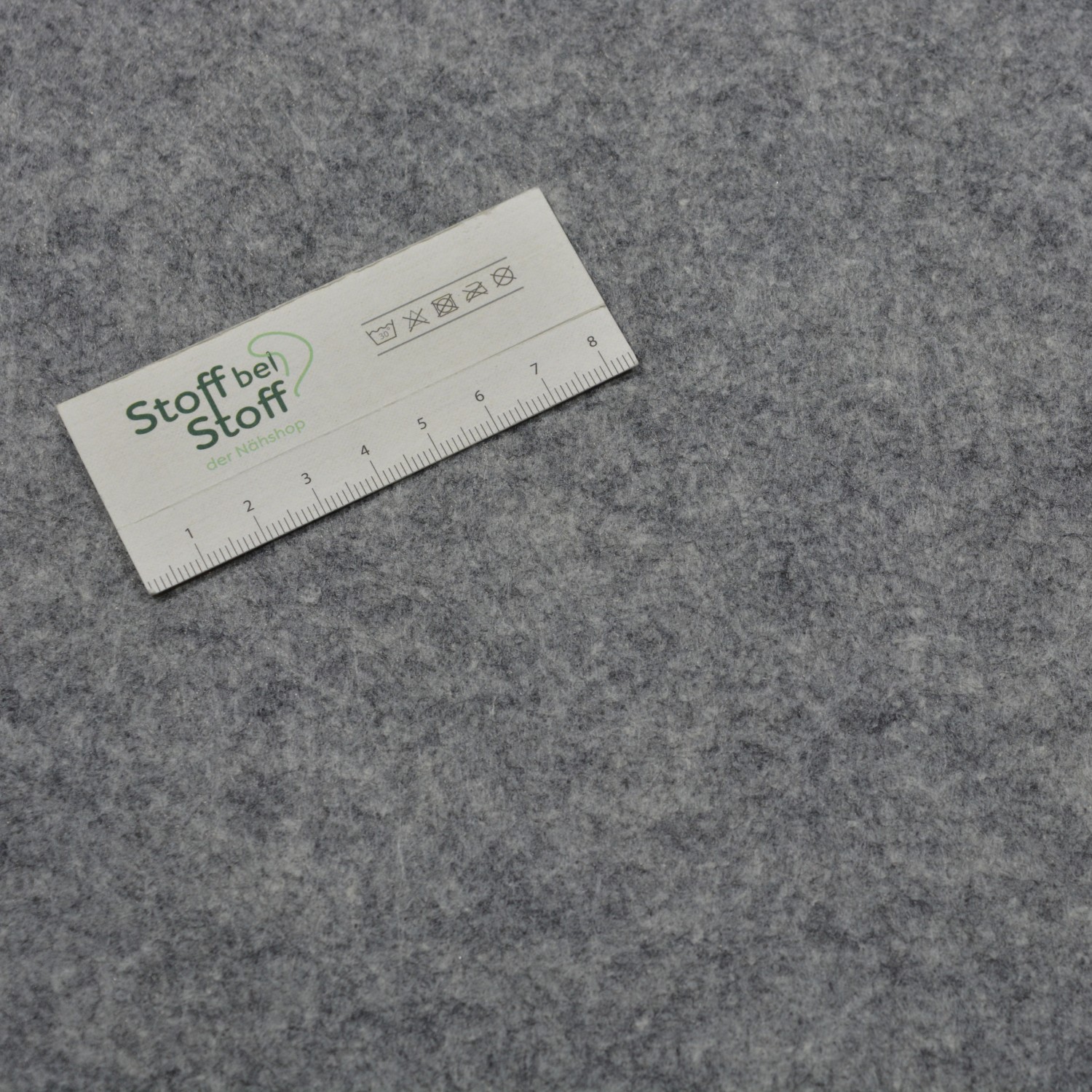 Filzstoff hellgrau – 1,5 mm stark, 5 m Rolle | 45 cm breit -  SBS12412