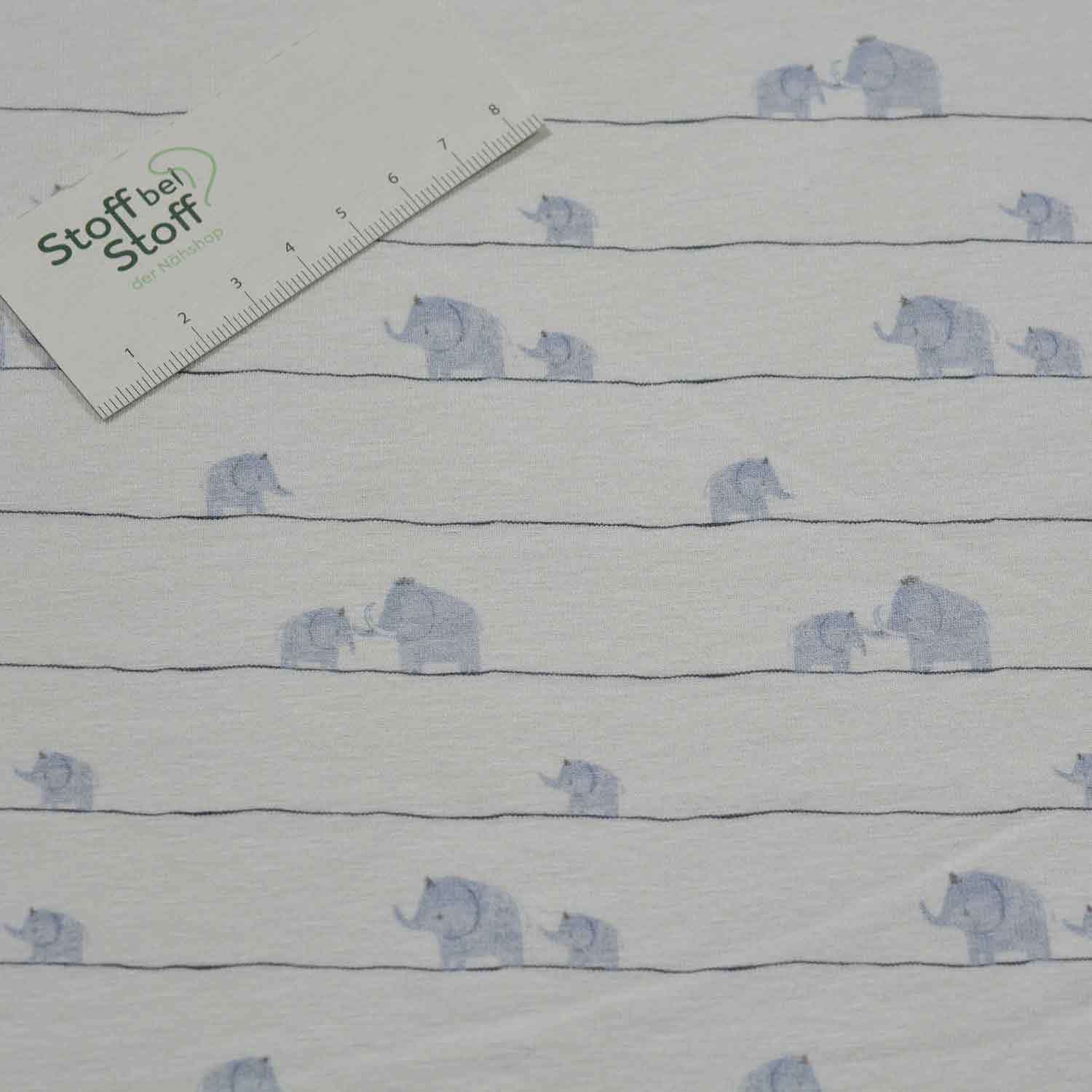 Baumwoll-Jersey Dina Elefant SBS11156 Baumwoll-Jersey Dina Elefant SBS11156