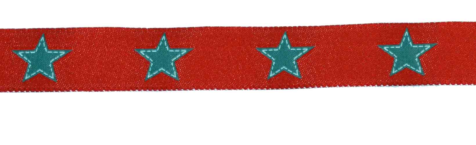 Webband Sterne Rot Webband Sterne Rot