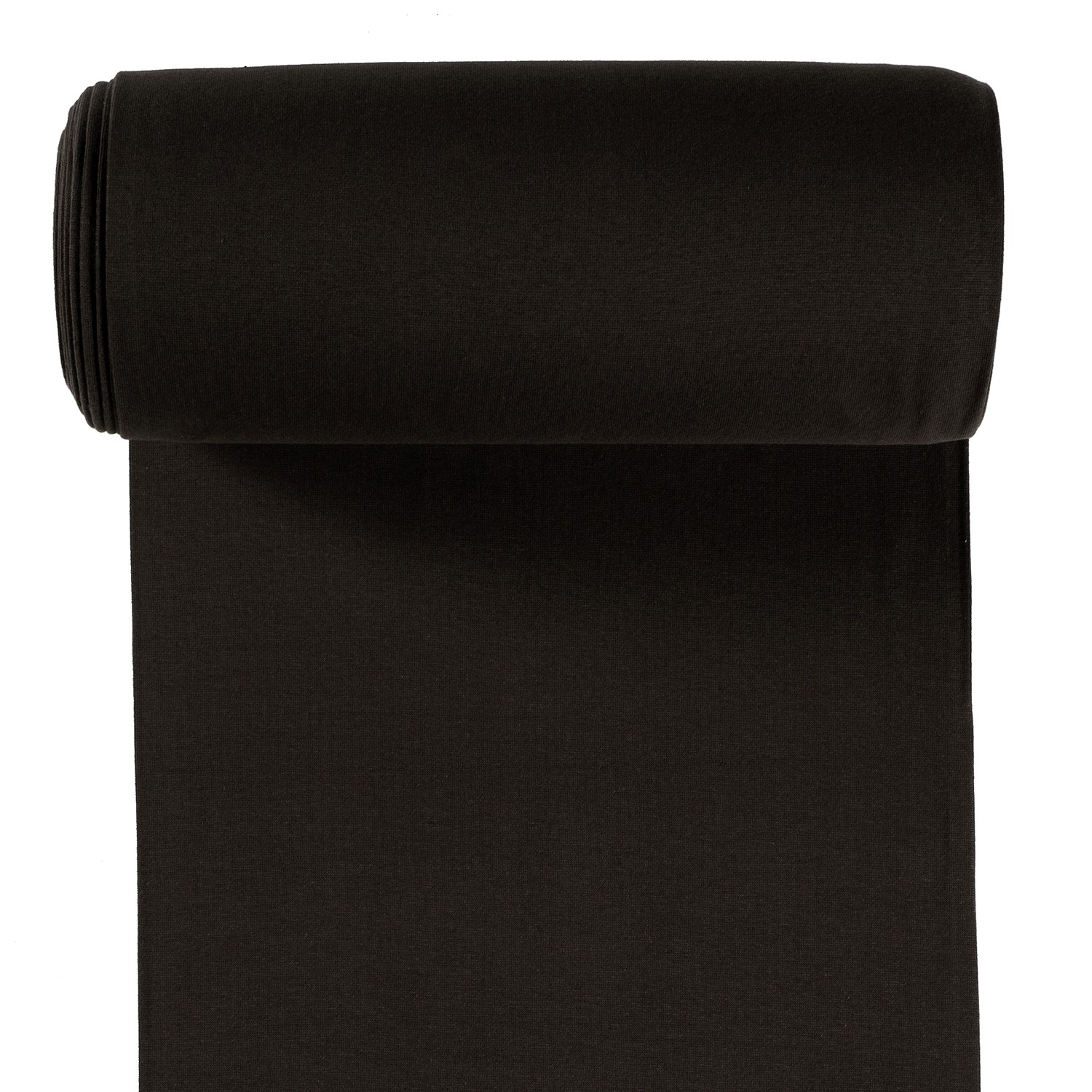 Bündchen uni Schwarz 1001 Bündchen uni Schwarz 1001